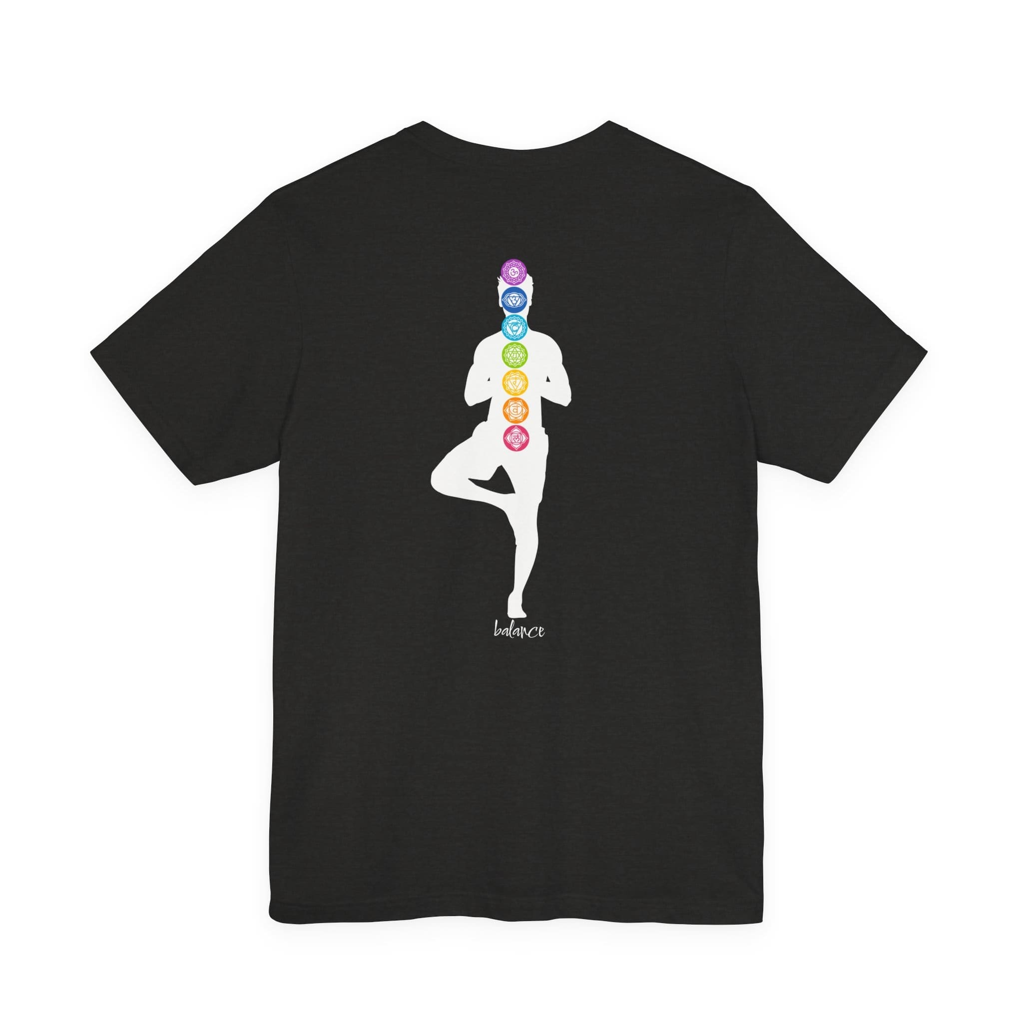 Balance - Chakra Lightweight T-Shirt with Male Silhouette - Image 12