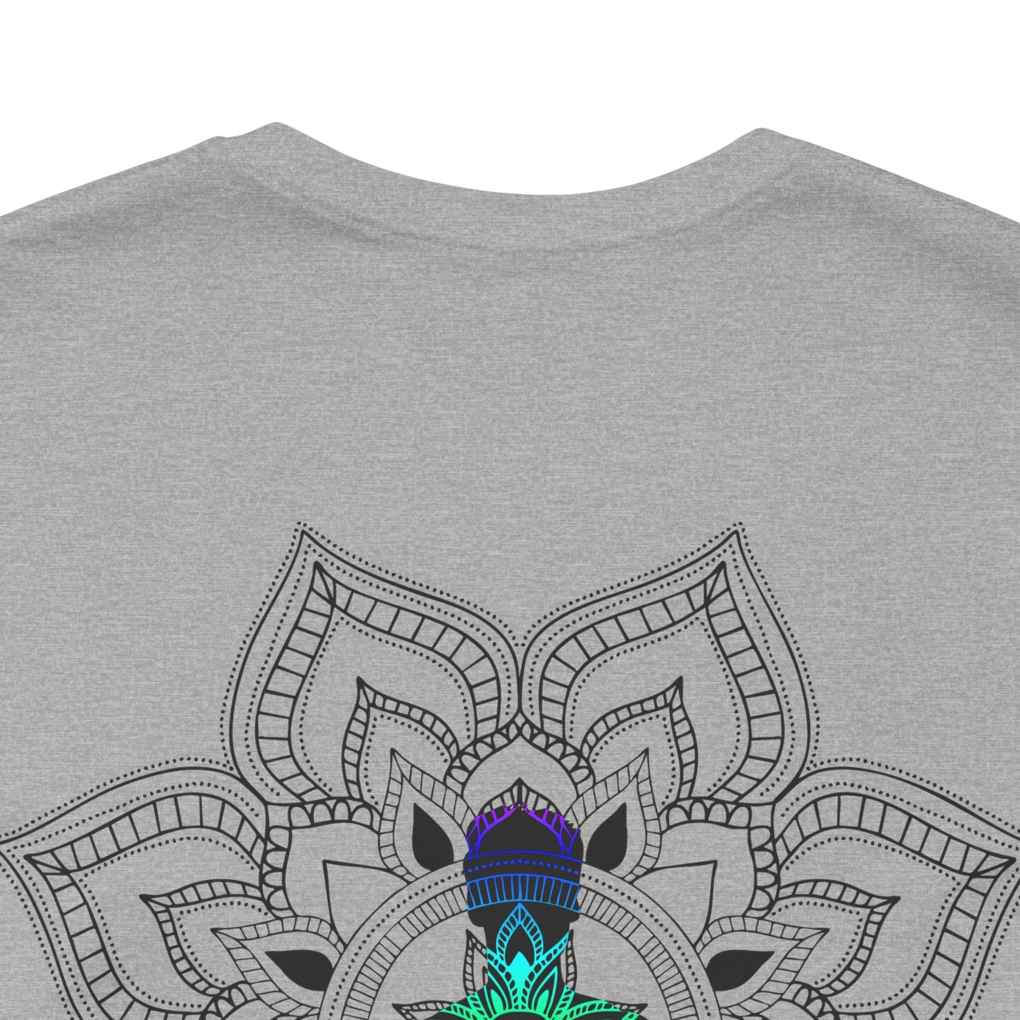 Serenity - Chakra Mandala Lightweight Shirt with Male Silhouette - Image 12