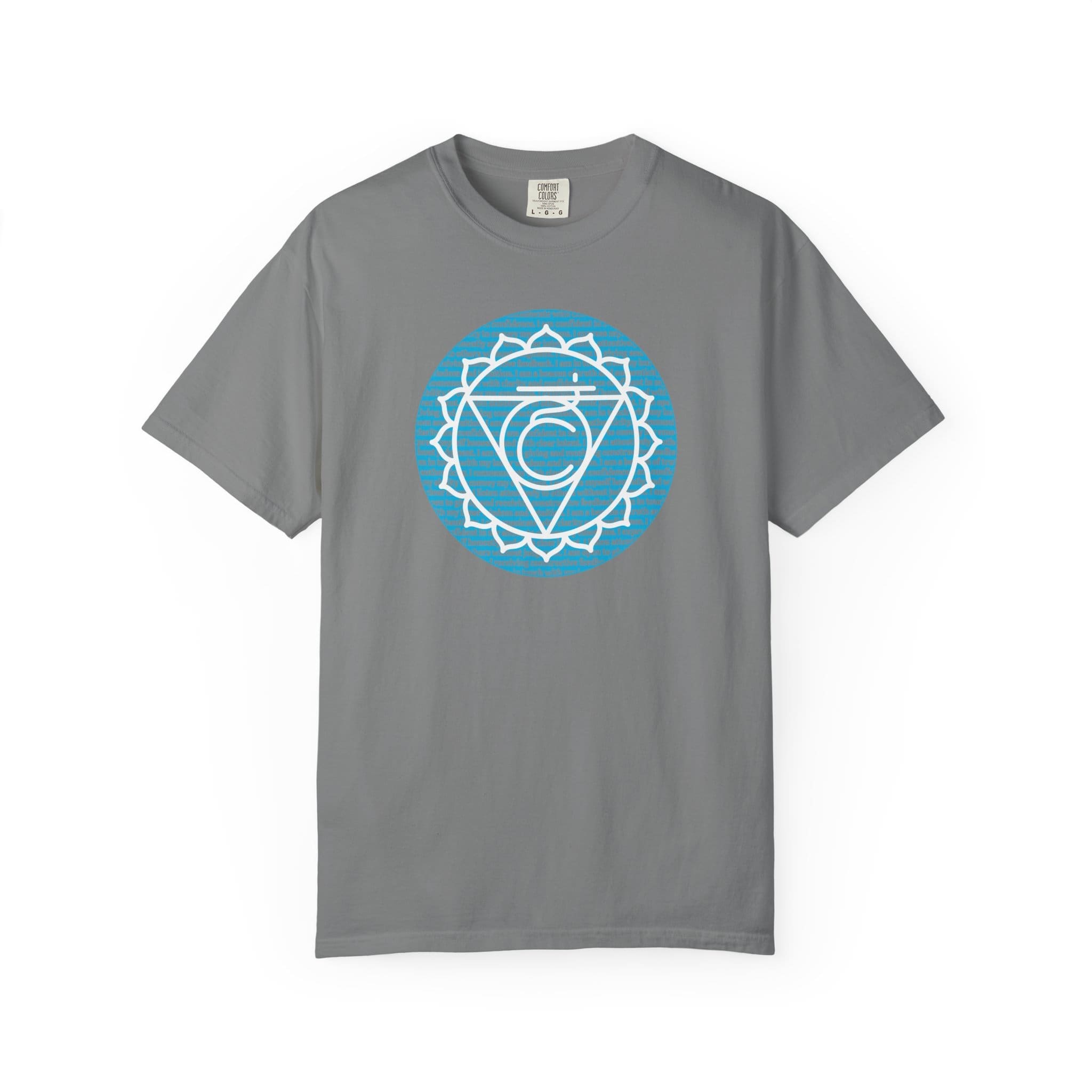 Throat Chakra Affirmations Heavyweight T-Shirt - Image 11