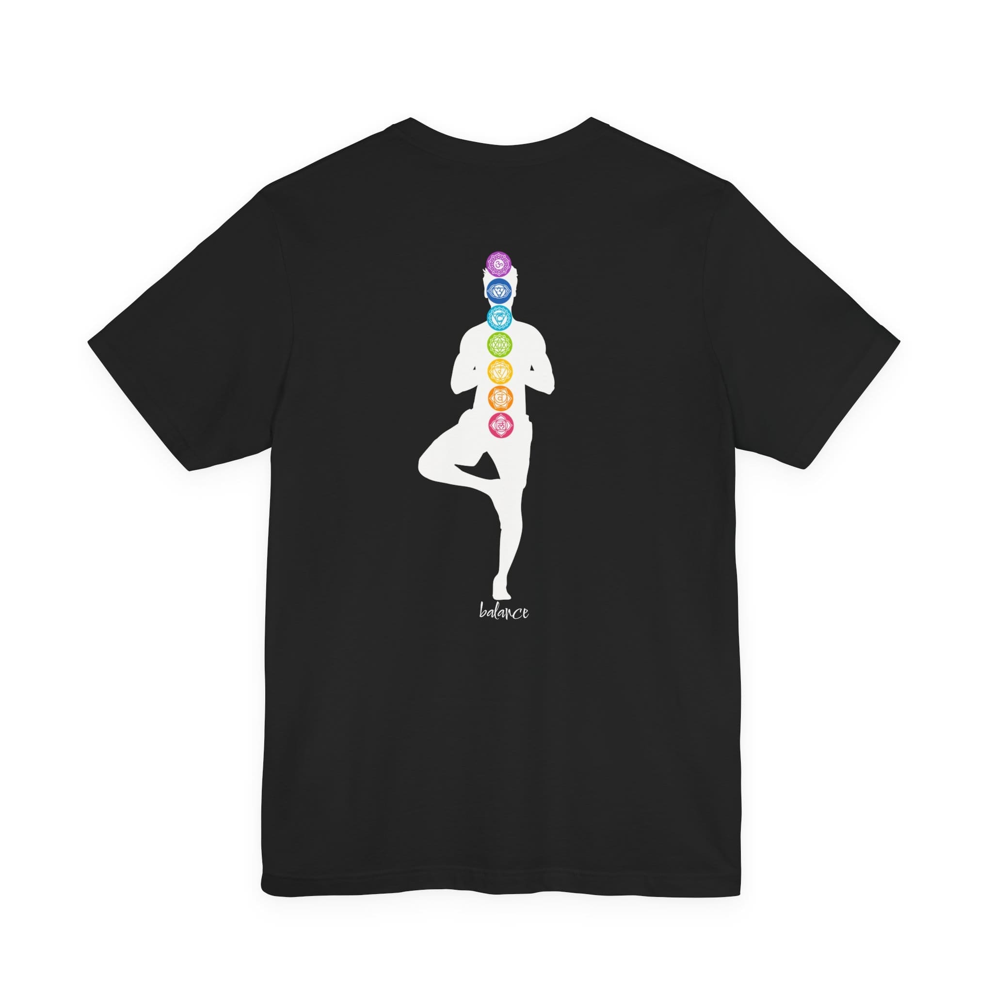 Balance - Chakra Lightweight T-Shirt with Male Silhouette - Image 8