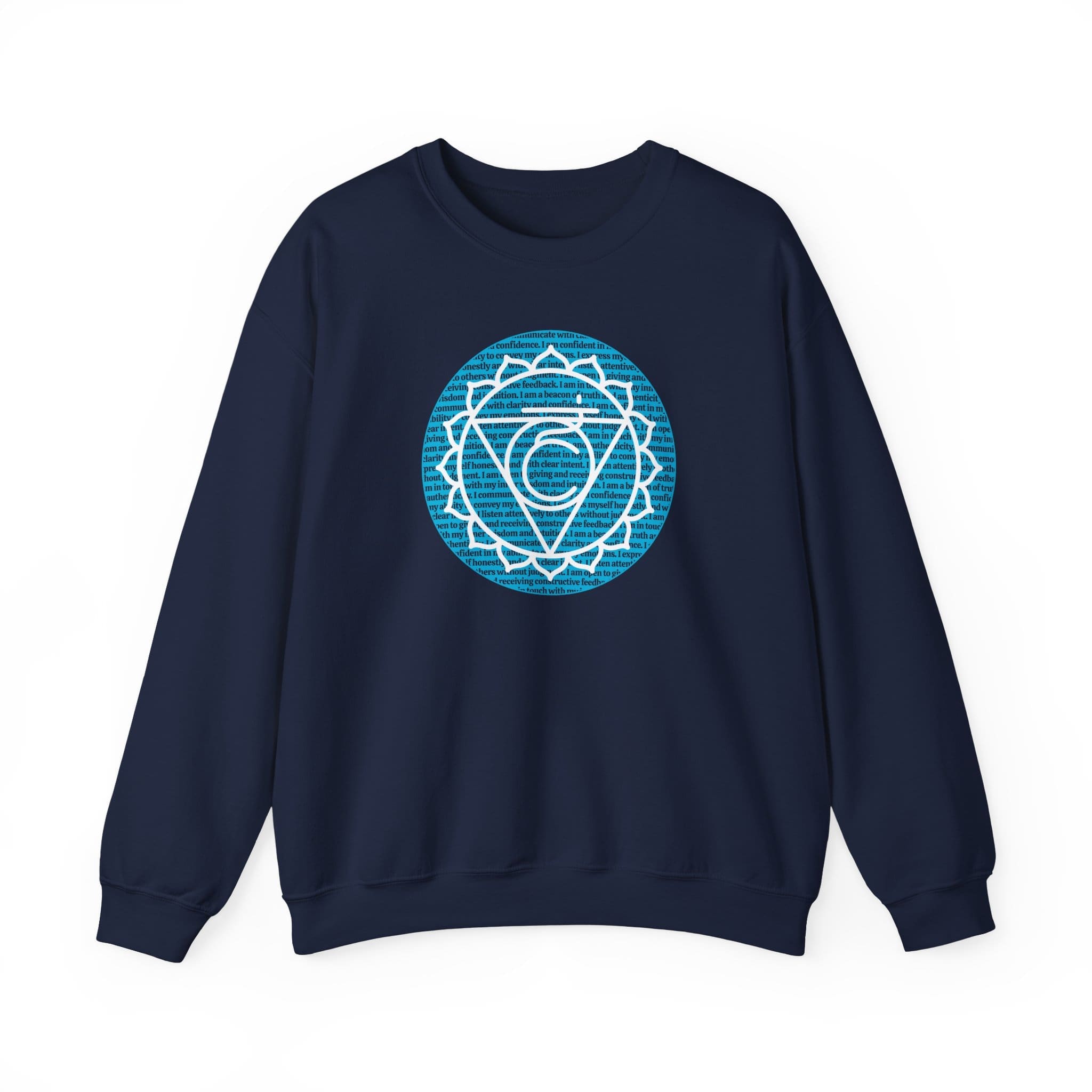 Throat Chakra Affirmations Crewneck Sweatshirt - Image 19