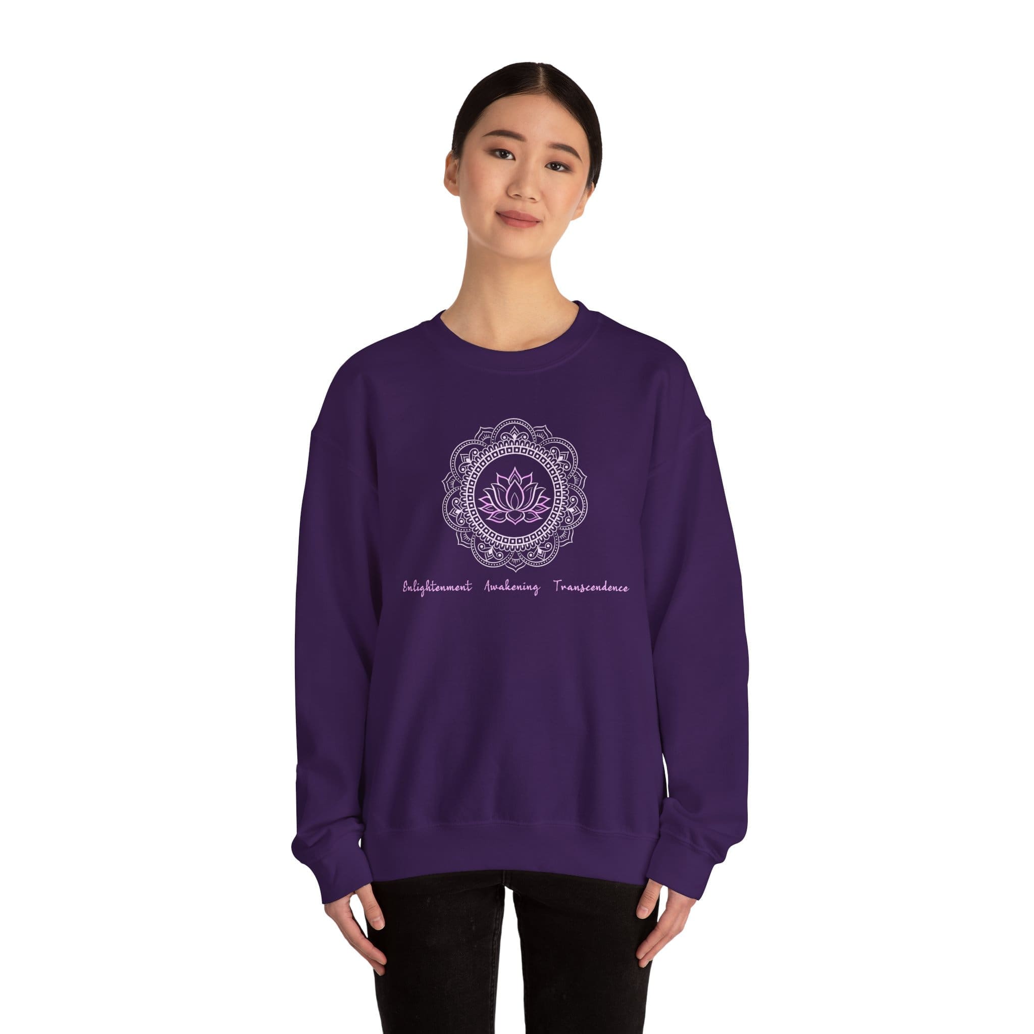 Enlightenment, Awakening, Transcendence - Lotus Sweatshirt - Image 11