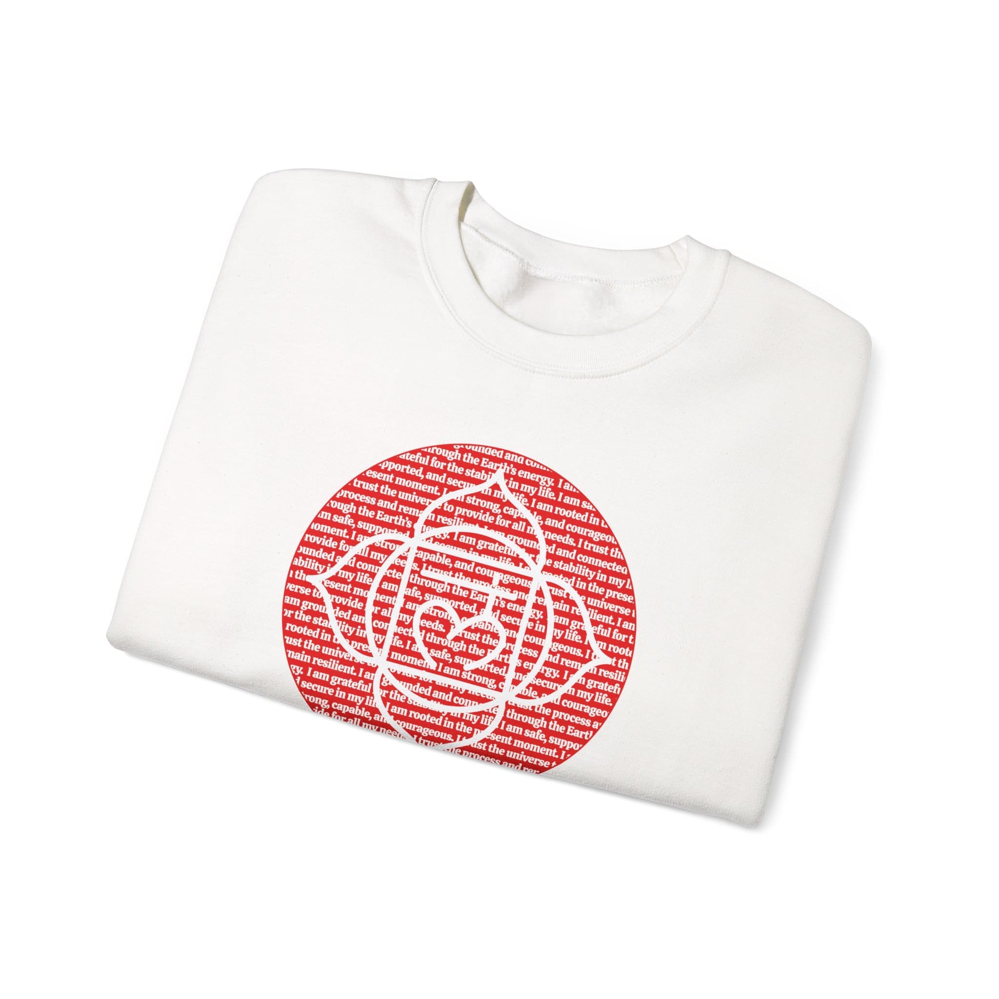 Root Chakra Affirmations Crewneck Sweatshirt - Image 4