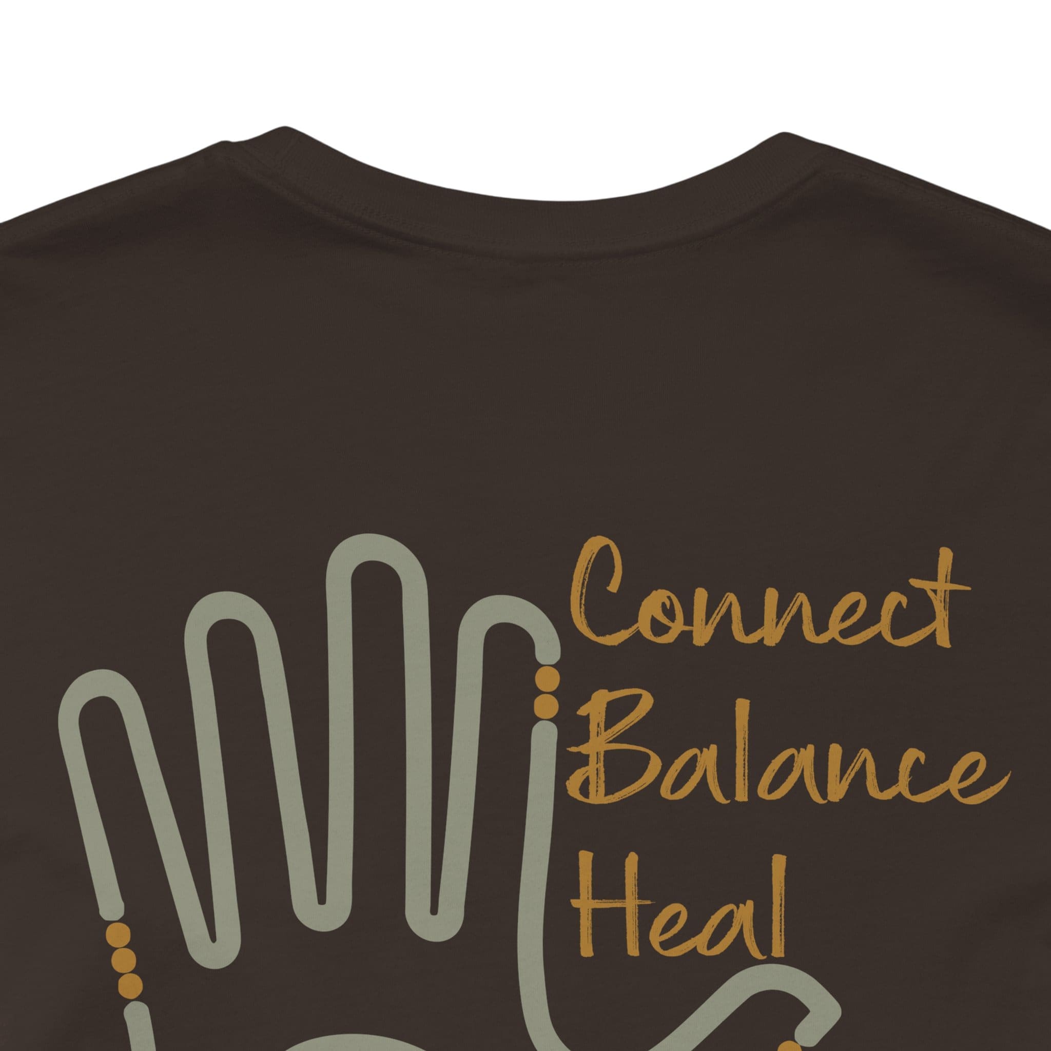 Connect, Balance, Heal - Reiki Hand Lightweight T-Shirt - Image 17