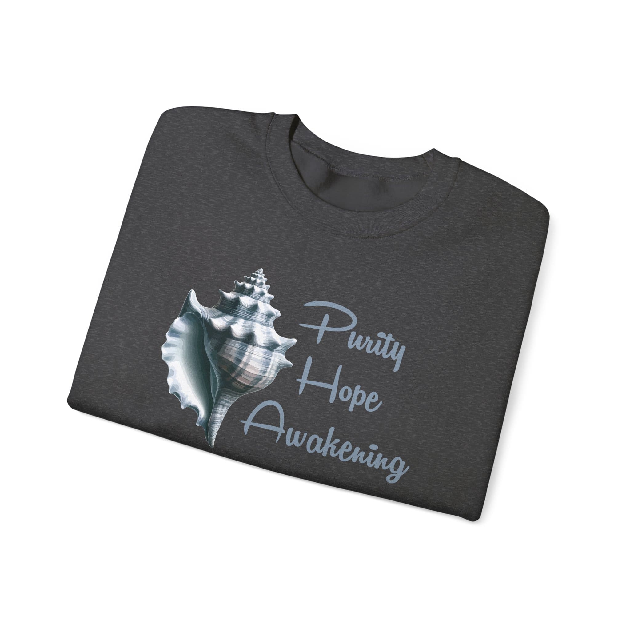 Purity, Hope, Awakening -Conch Shell Crewneck Sweatshirt - Image 17