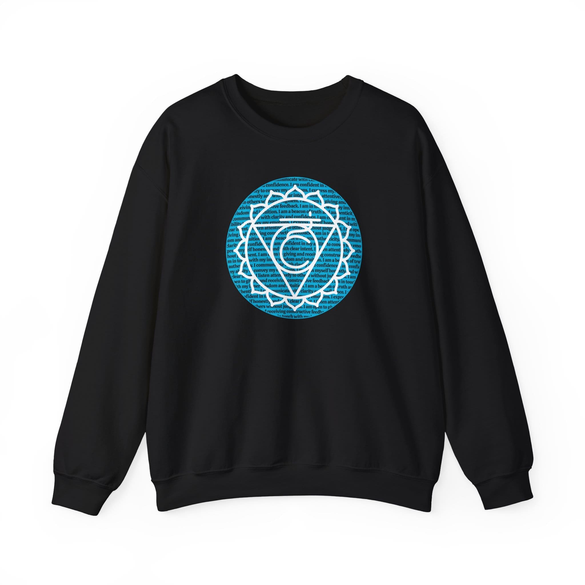 Throat Chakra Affirmations Crewneck Sweatshirt - Image 15