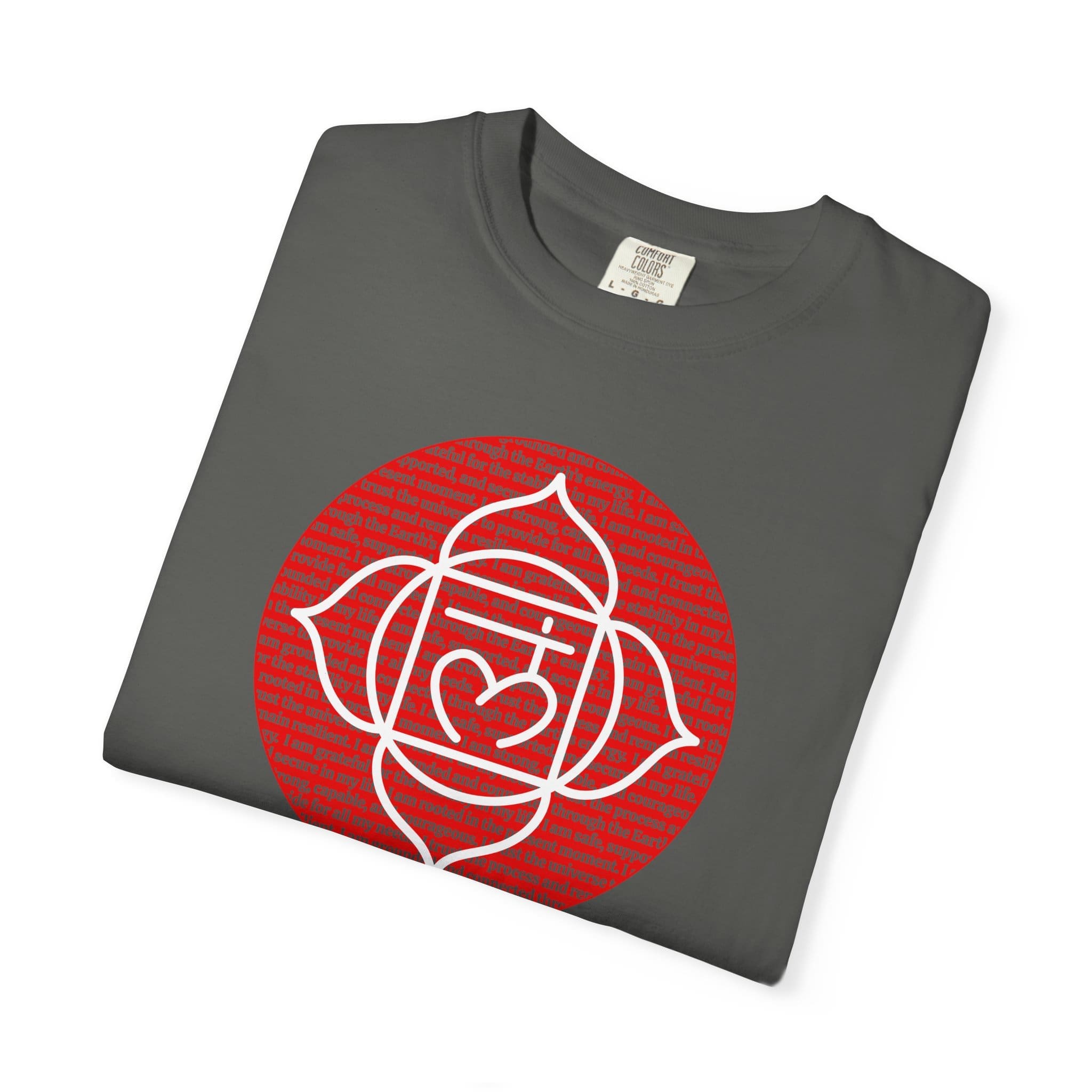Root Chakra Affirmations Heavyweight T-Shirt - Image 16
