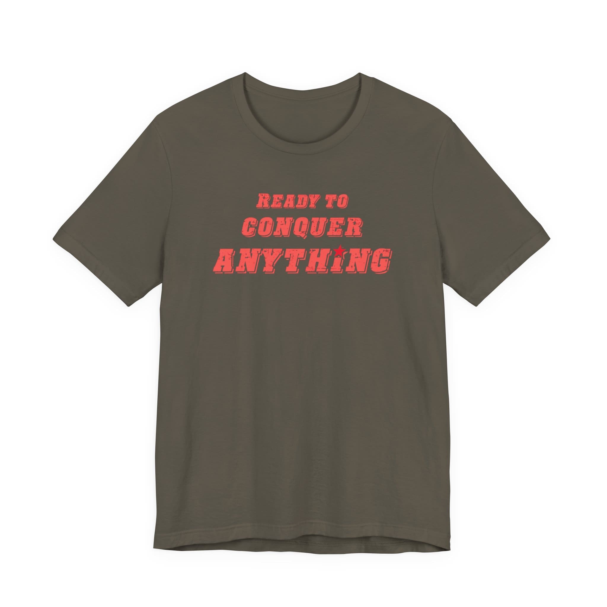 Ready to Conquer Anything Lightweight T-Shirt - Text Only - Image 11