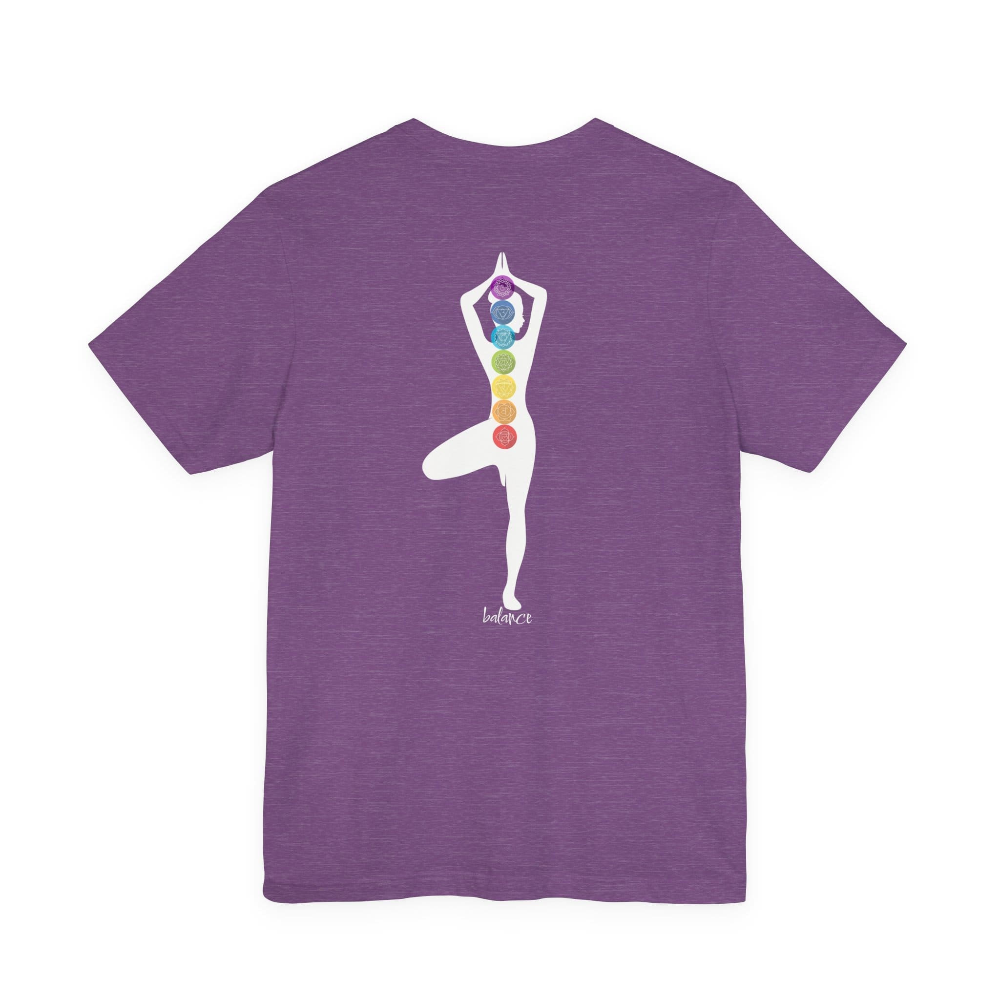 Balance - Chakra Lightweight T-Shirt with Female Silhouette - Image 3