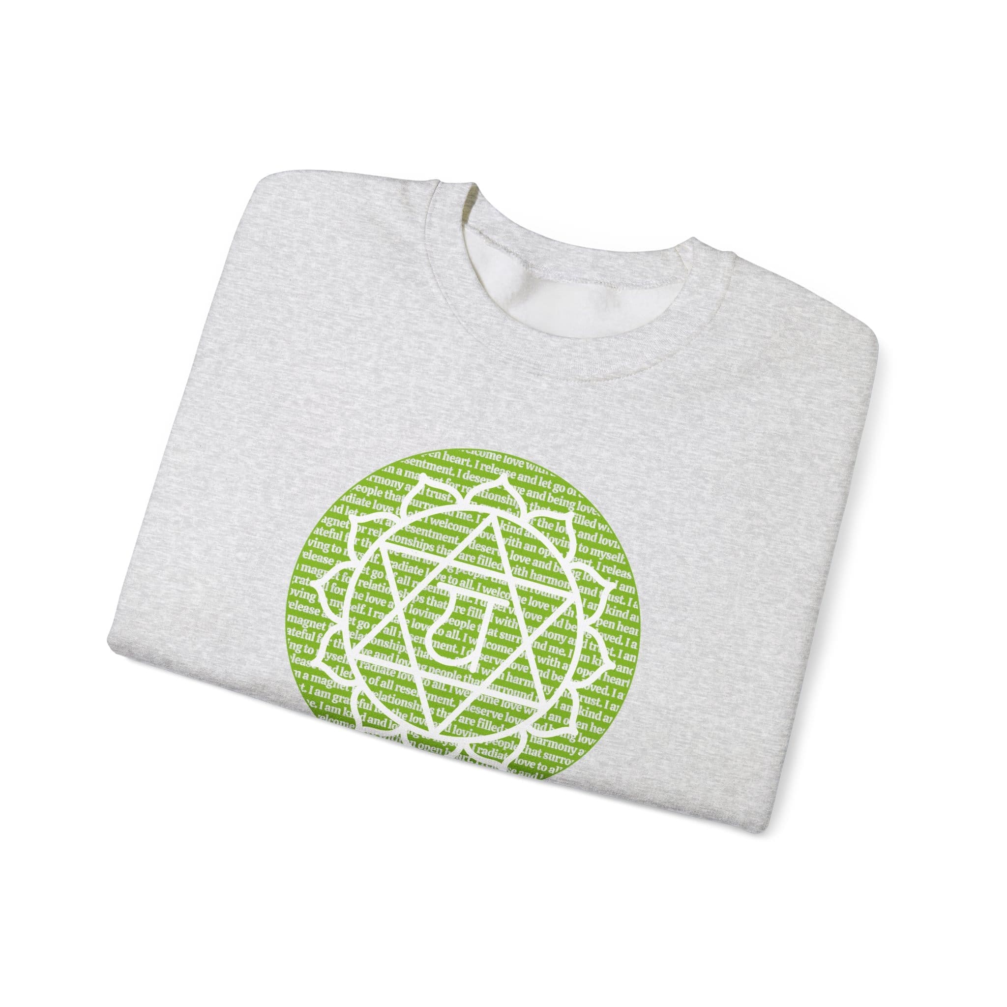 Heart Chakra Affirmations Crewneck Sweatshirt - Image 8