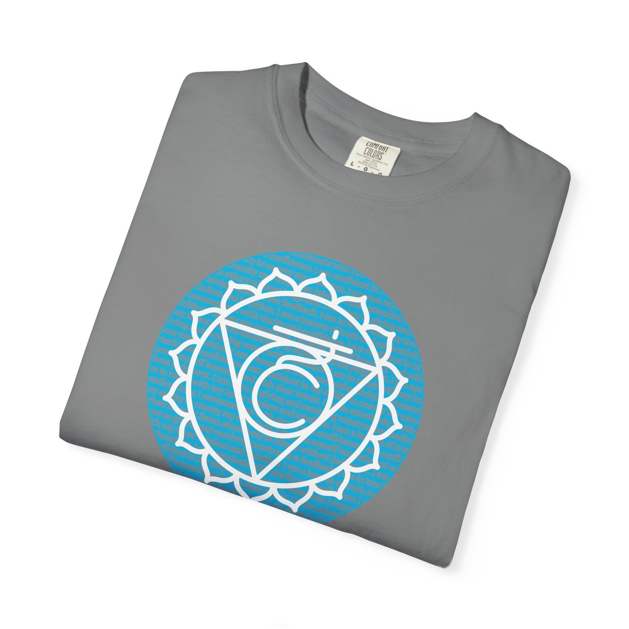 Throat Chakra Affirmations Heavyweight T-Shirt - Image 12