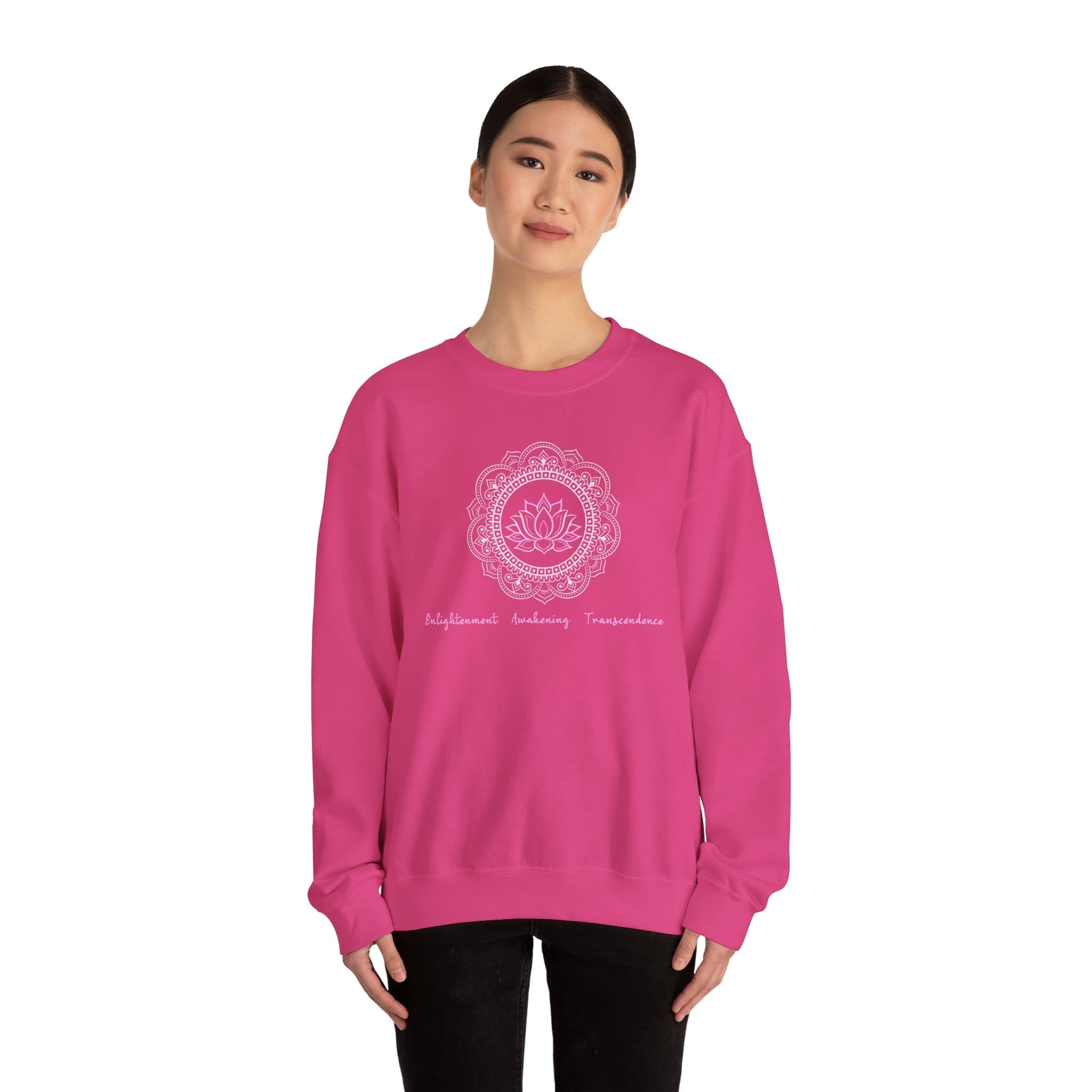 Enlightenment, Awakening, Transcendence - Lotus Sweatshirt - Image 7
