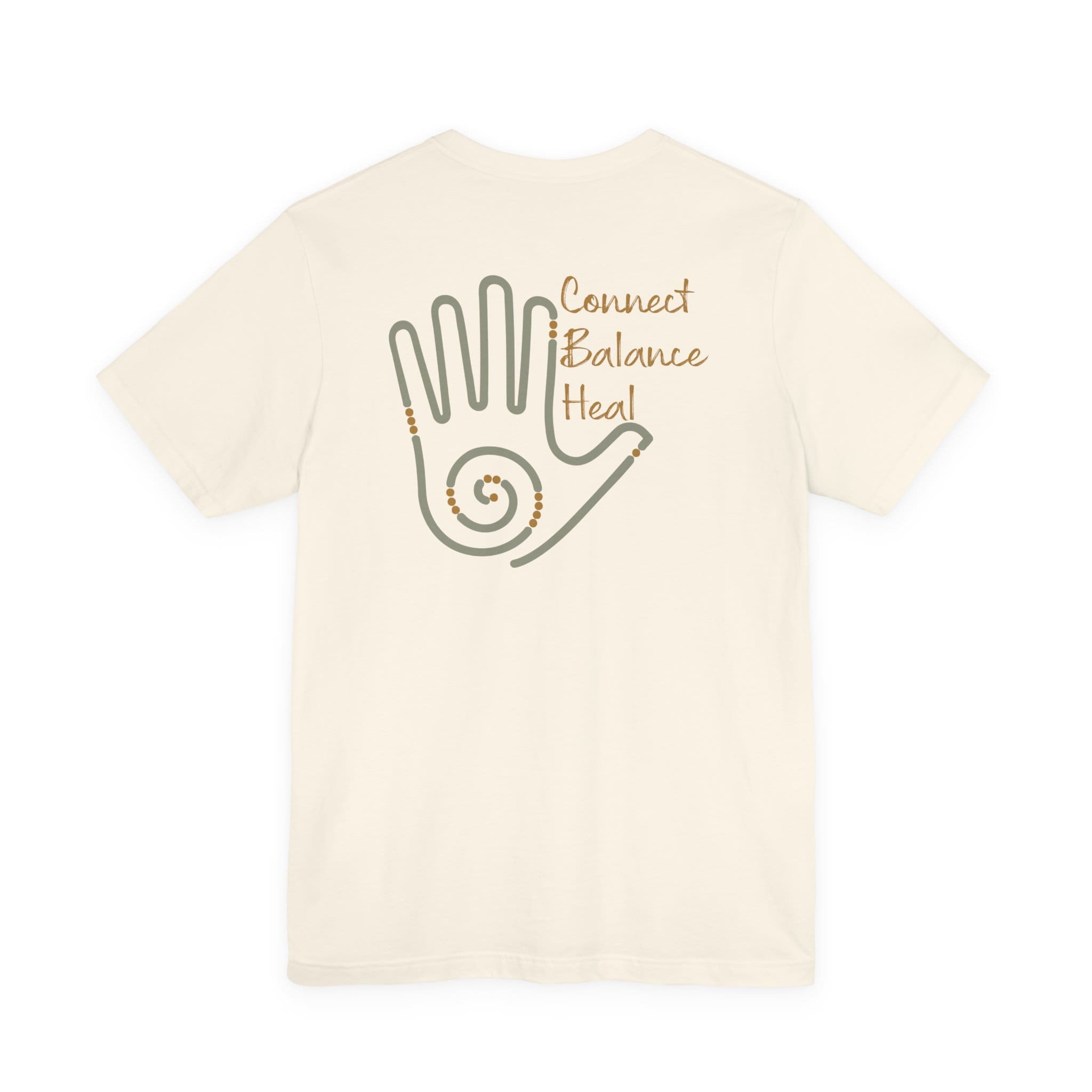 Connect, Balance, Heal - Reiki Hand Lightweight T-Shirt - Image 7