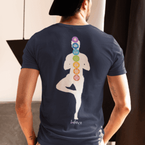 Balance - Chakra Lightweight T-Shirt with Male Silhouette