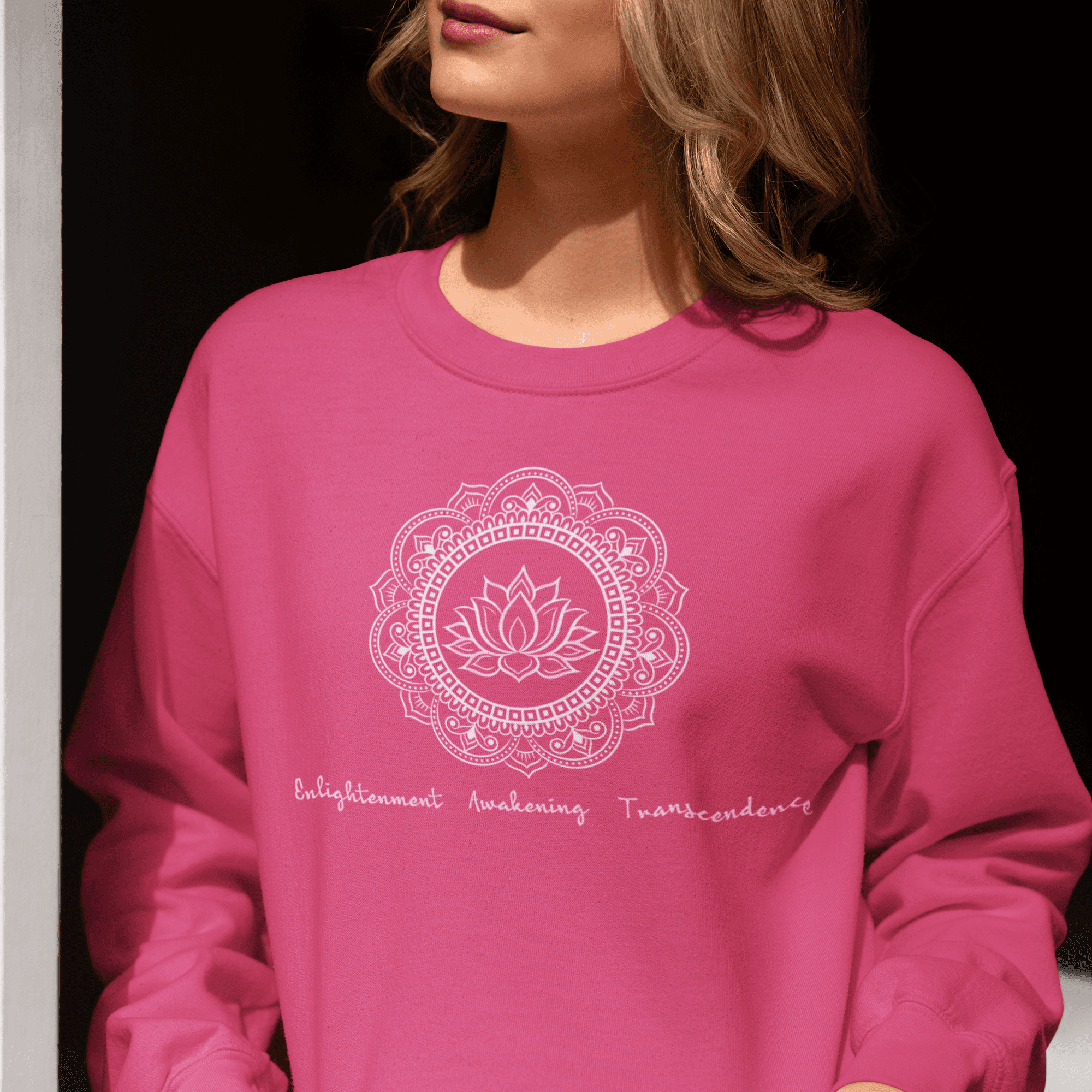 Enlightenment, Awakening, Transcendence - Lotus Sweatshirt