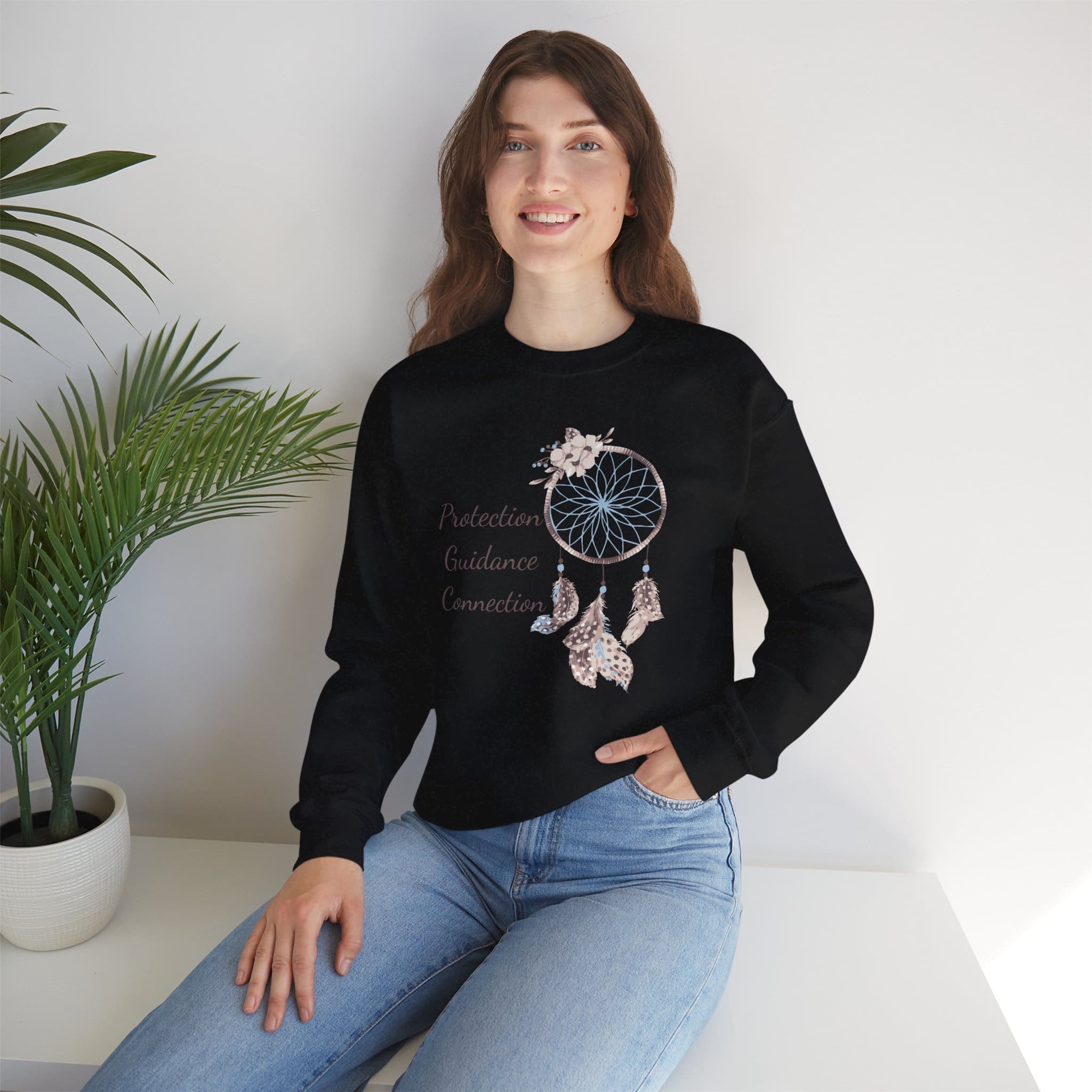 Protection, Guidance, Connection - Dreamcatcher Sweatshirt - Image 22