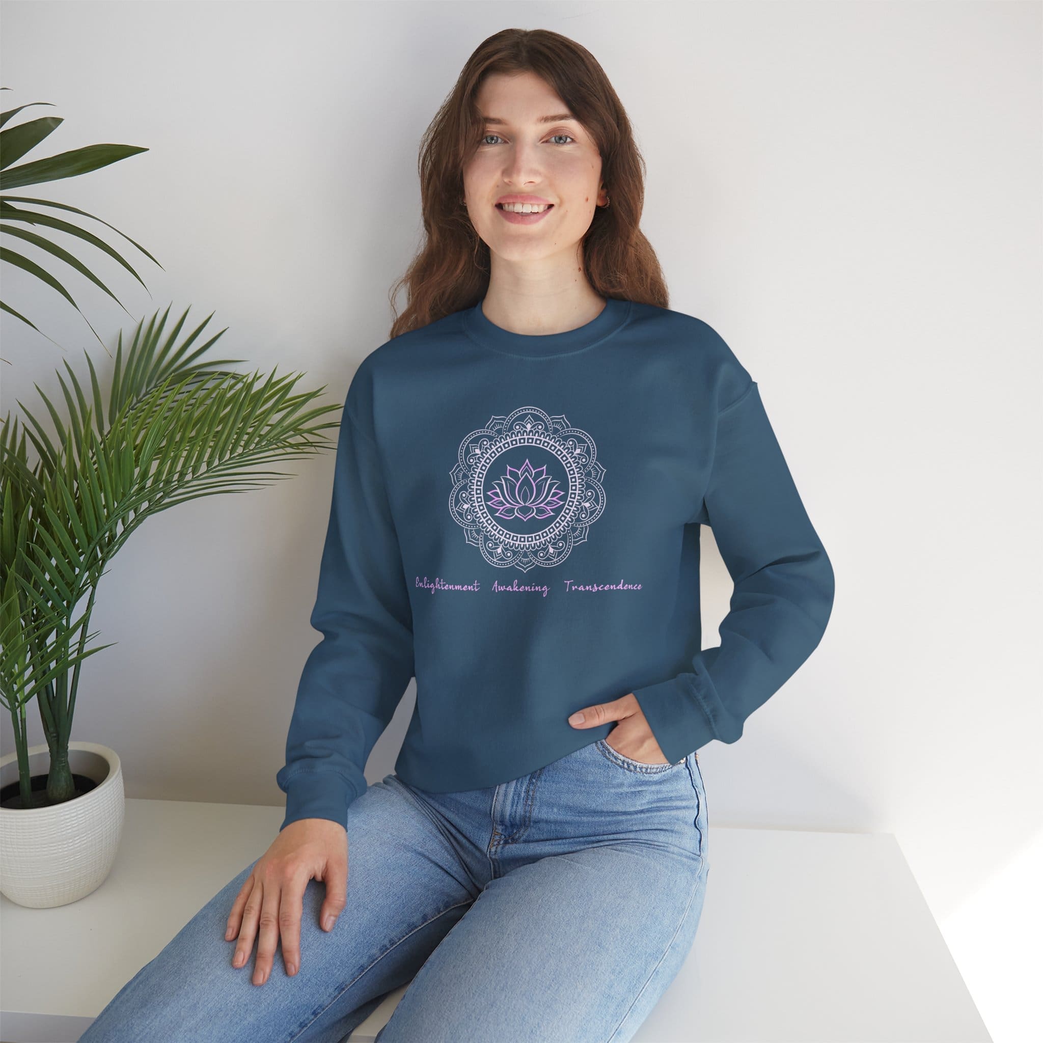 Enlightenment, Awakening, Transcendence - Lotus Sweatshirt - Image 22
