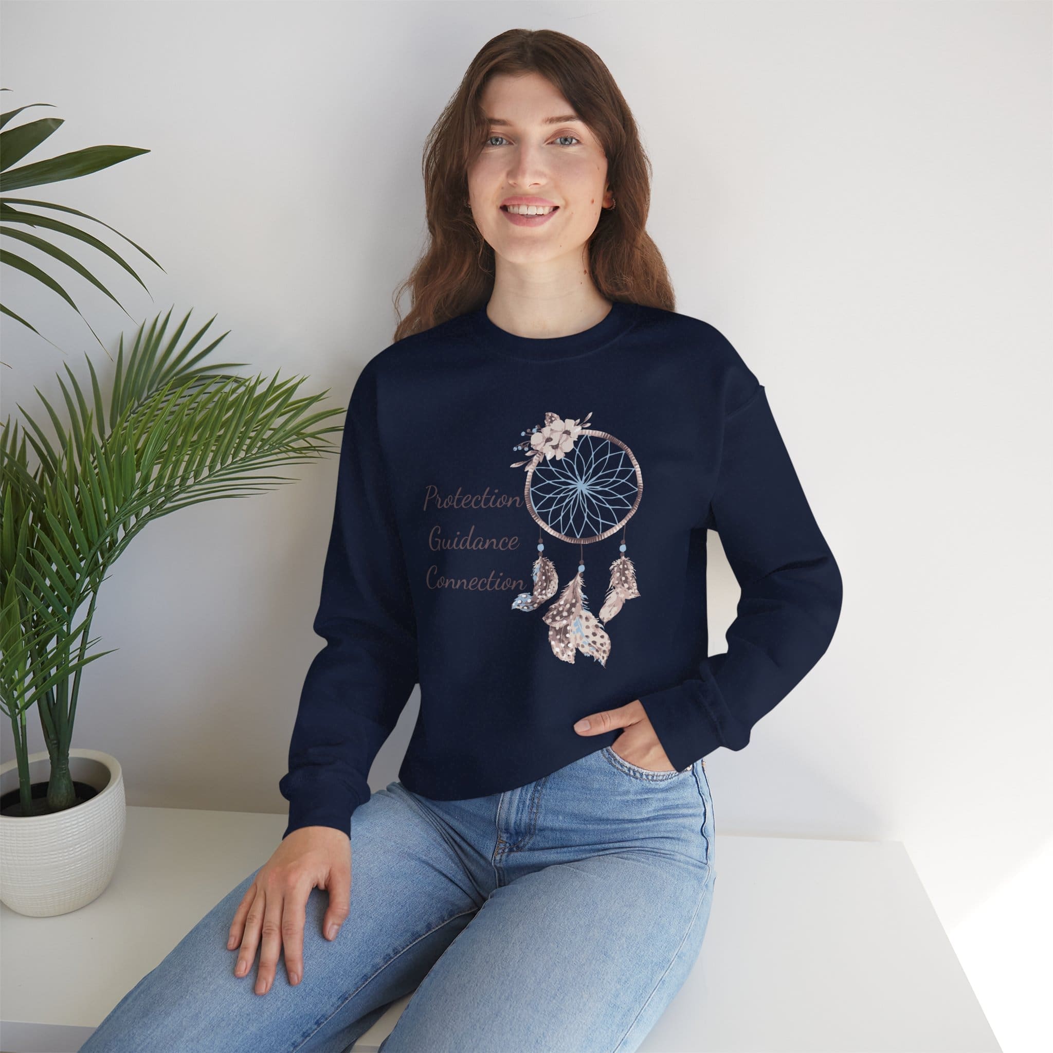 Protection, Guidance, Connection - Dreamcatcher Sweatshirt - Image 18