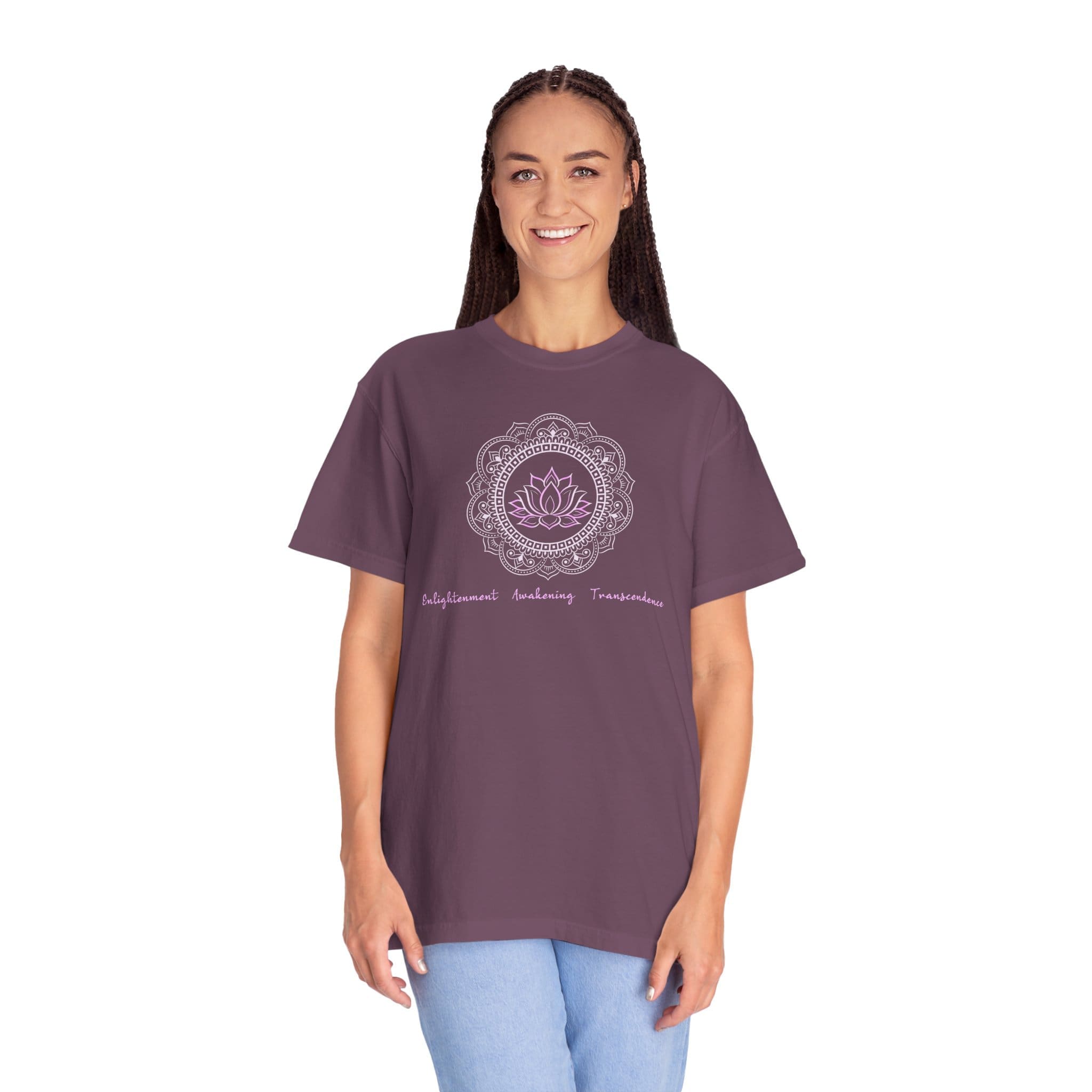 Enlightenment, Awakening, Transcendence - Lotus Heavyweight Shirt - Image 23