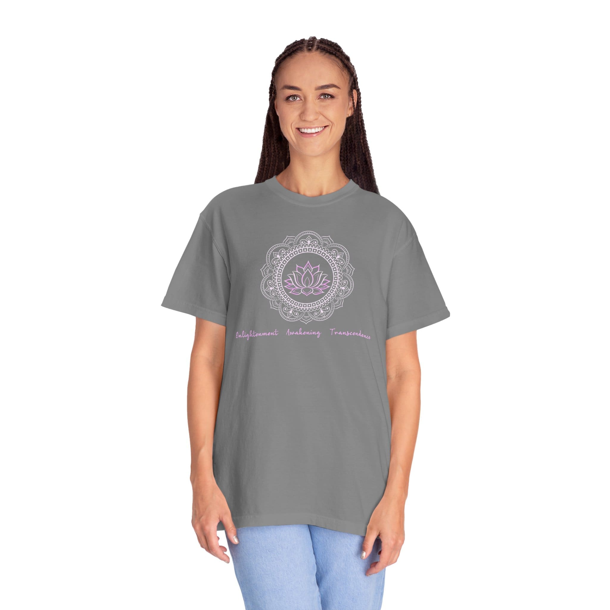 Enlightenment, Awakening, Transcendence - Lotus Heavyweight Shirt - Image 10