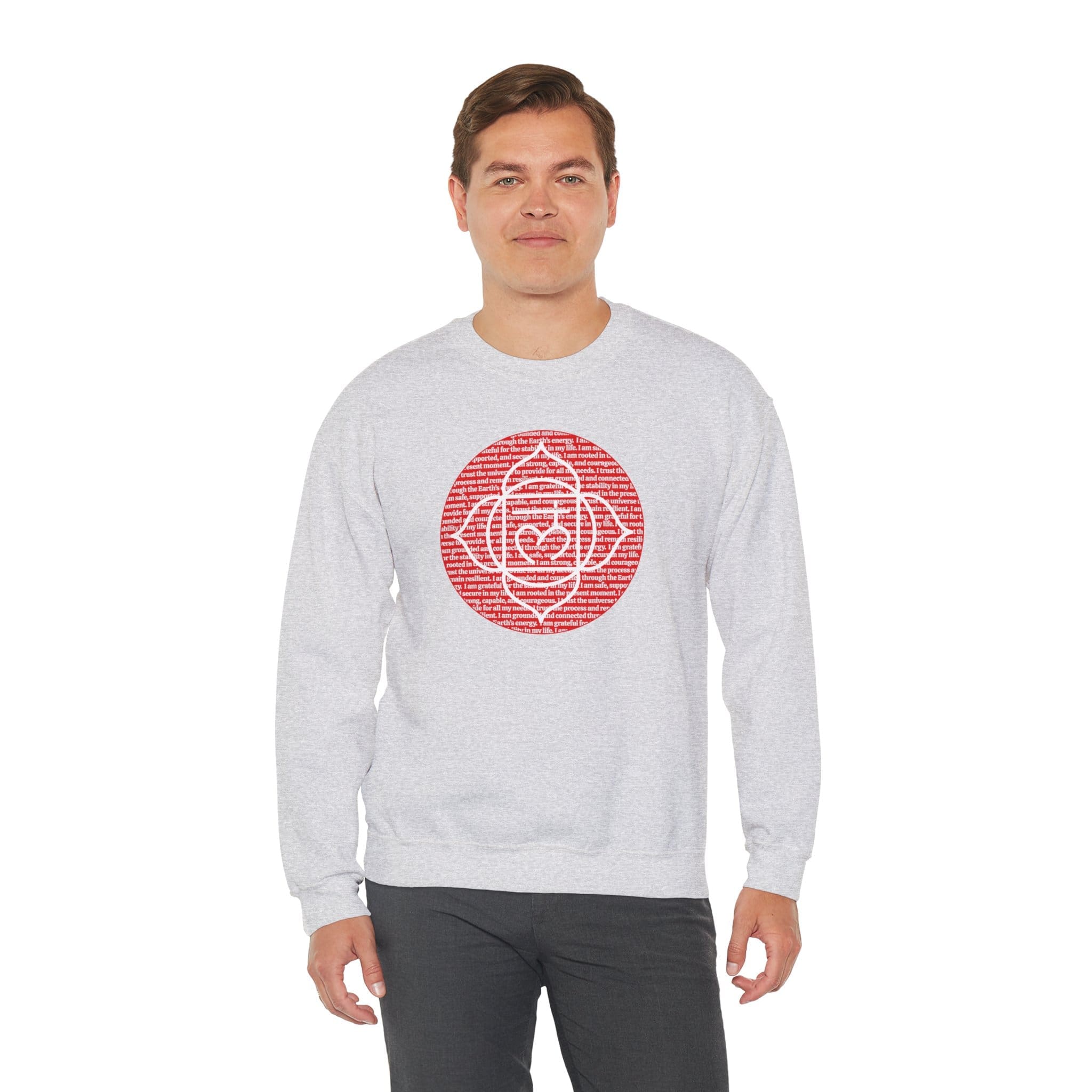 Root Chakra Affirmations Crewneck Sweatshirt - Image 9