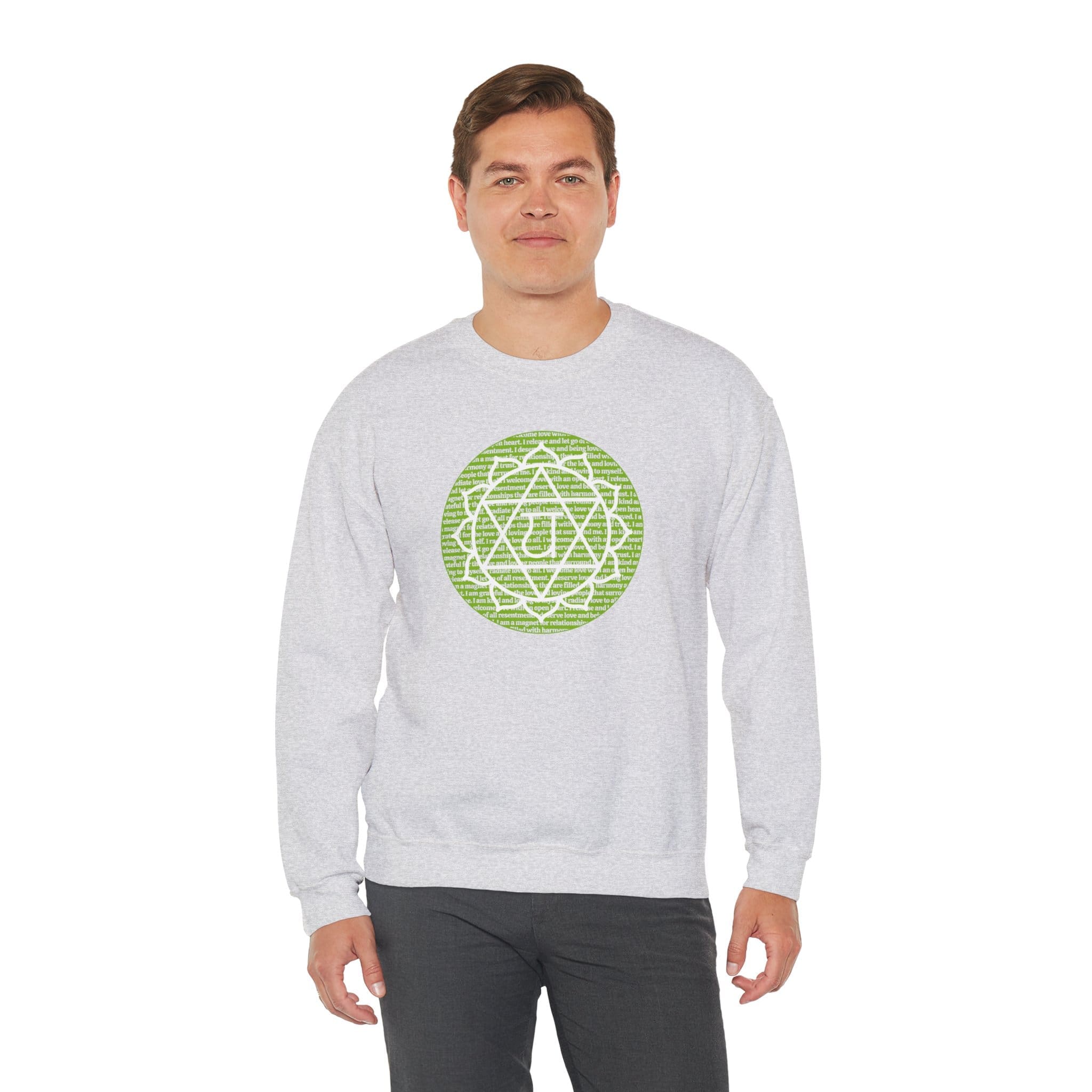 Heart Chakra Affirmations Crewneck Sweatshirt - Image 9