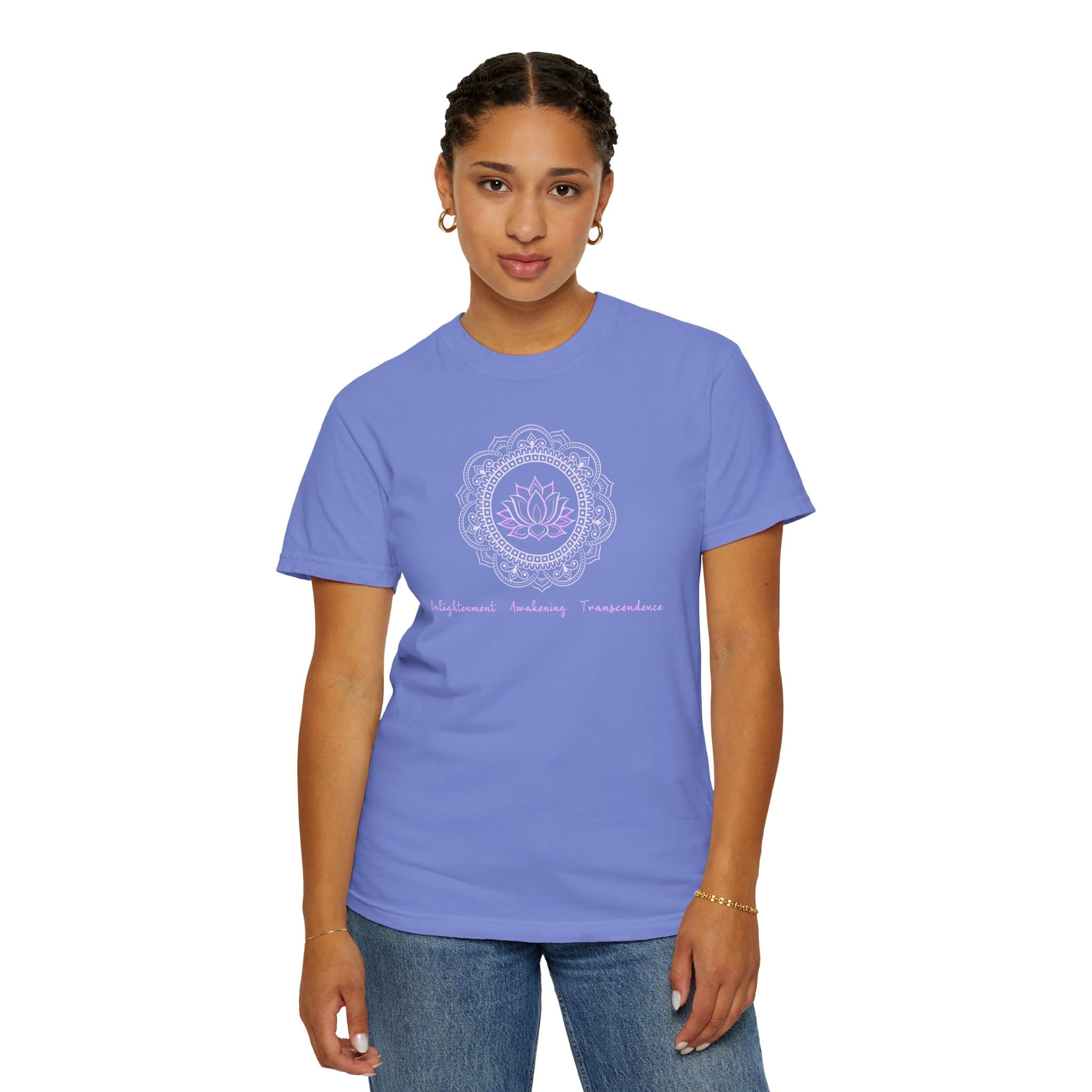 Enlightenment, Awakening, Transcendence - Lotus Heavyweight Shirt - Image 5