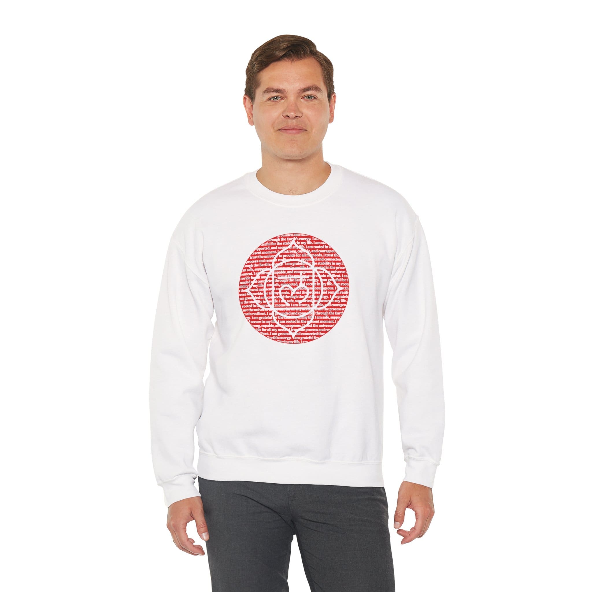 Root Chakra Affirmations Crewneck Sweatshirt - Image 5