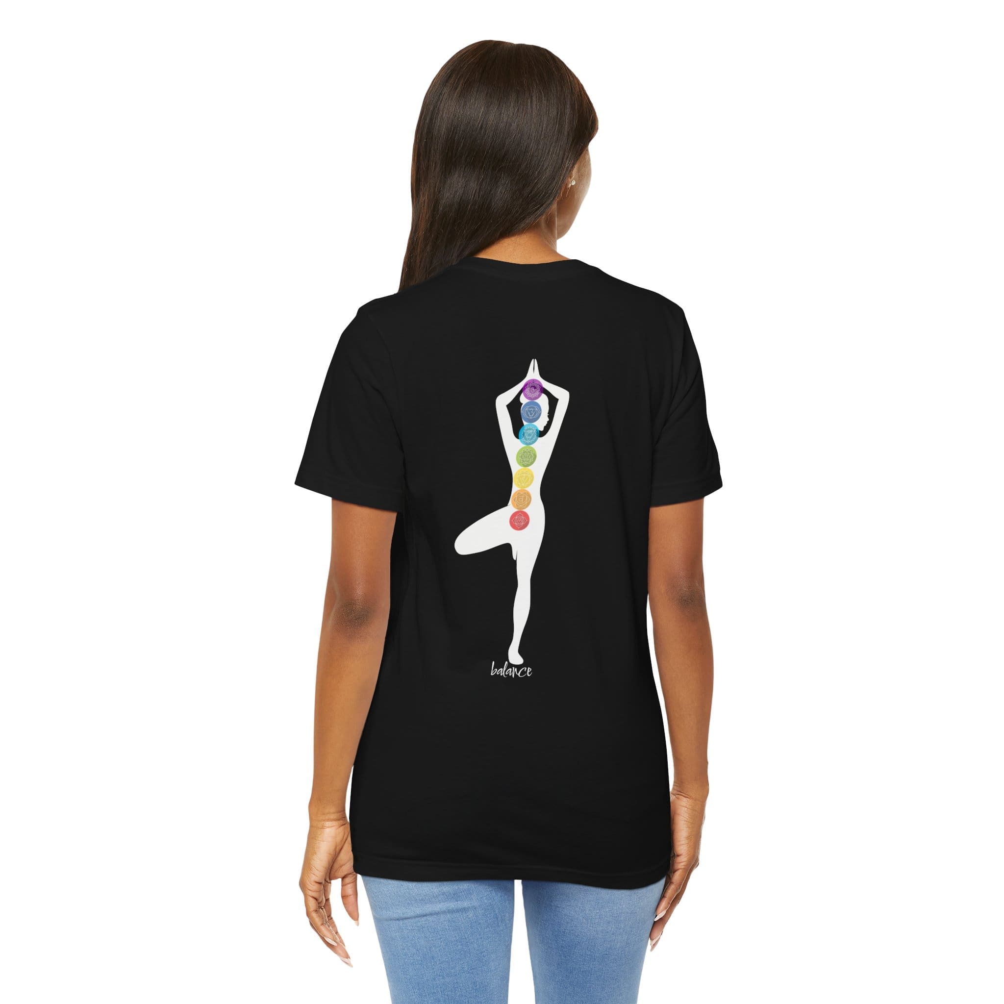 Balance - Chakra Lightweight T-Shirt with Female Silhouette - Image 14