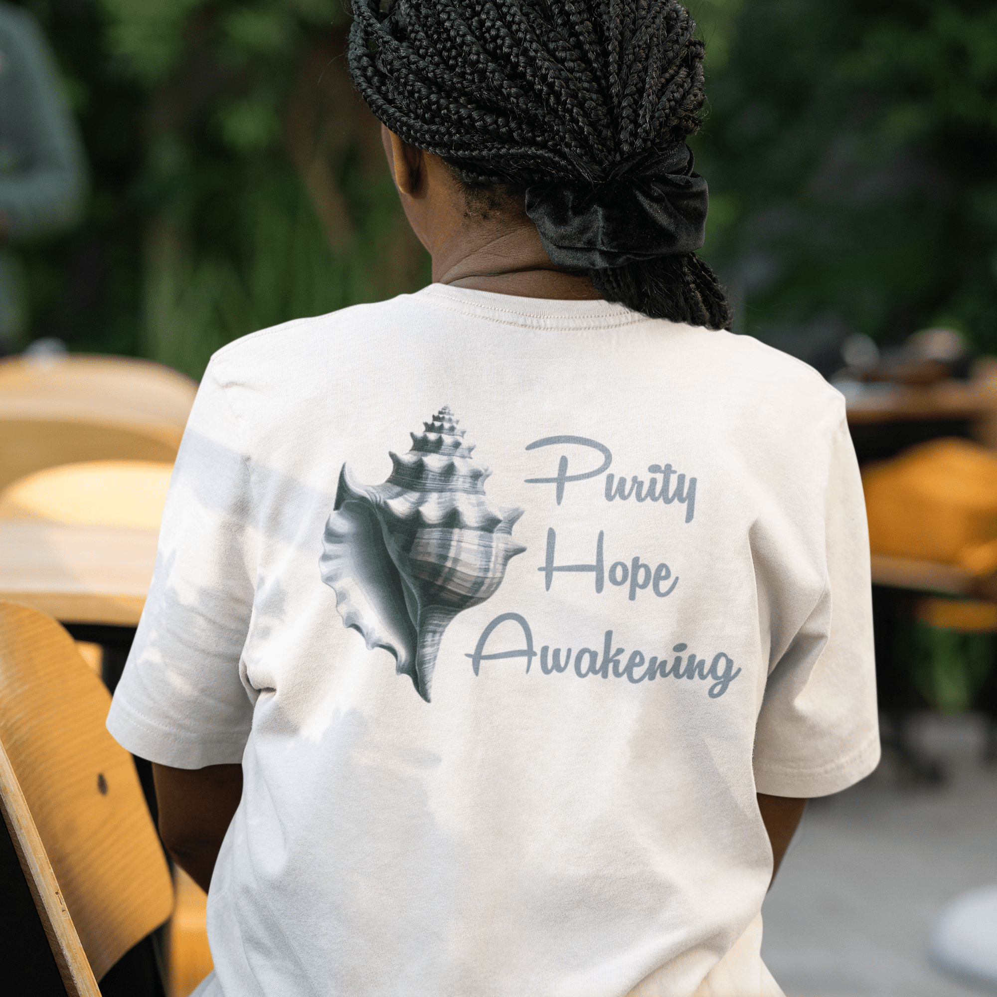 Purity, Hope, Awakening - Conch Shell Lightweight T-Shirt