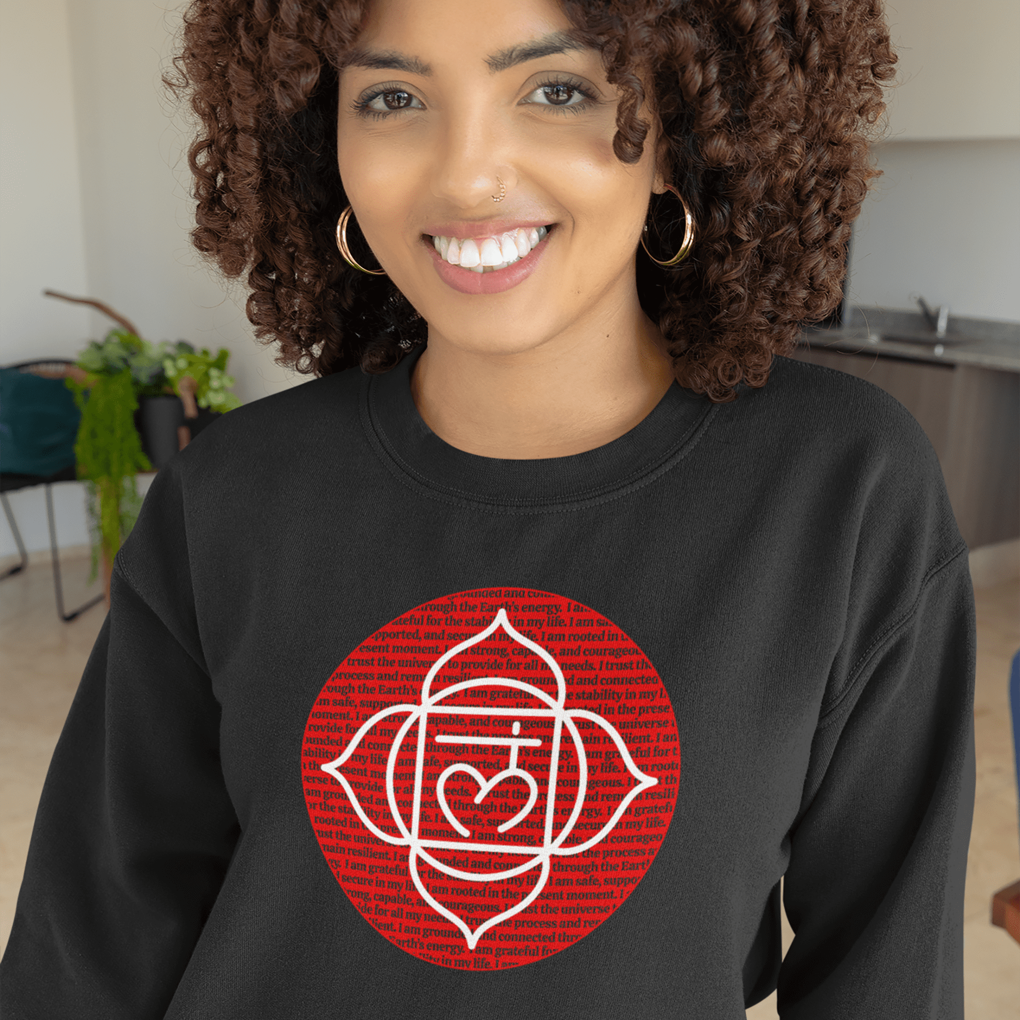 Root Chakra Affirmations Crewneck Sweatshirt