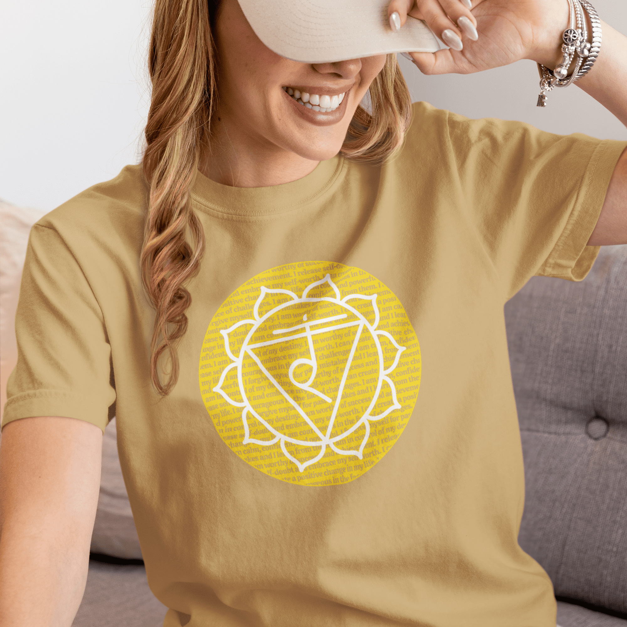 Solar Plexus Chakra Affirmations Heavyweight T-Shirt
