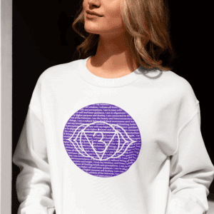 Third Eye Chakra Affirmations Crewneck Sweatshirt