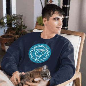 Throat Chakra Affirmations Crewneck Sweatshirt