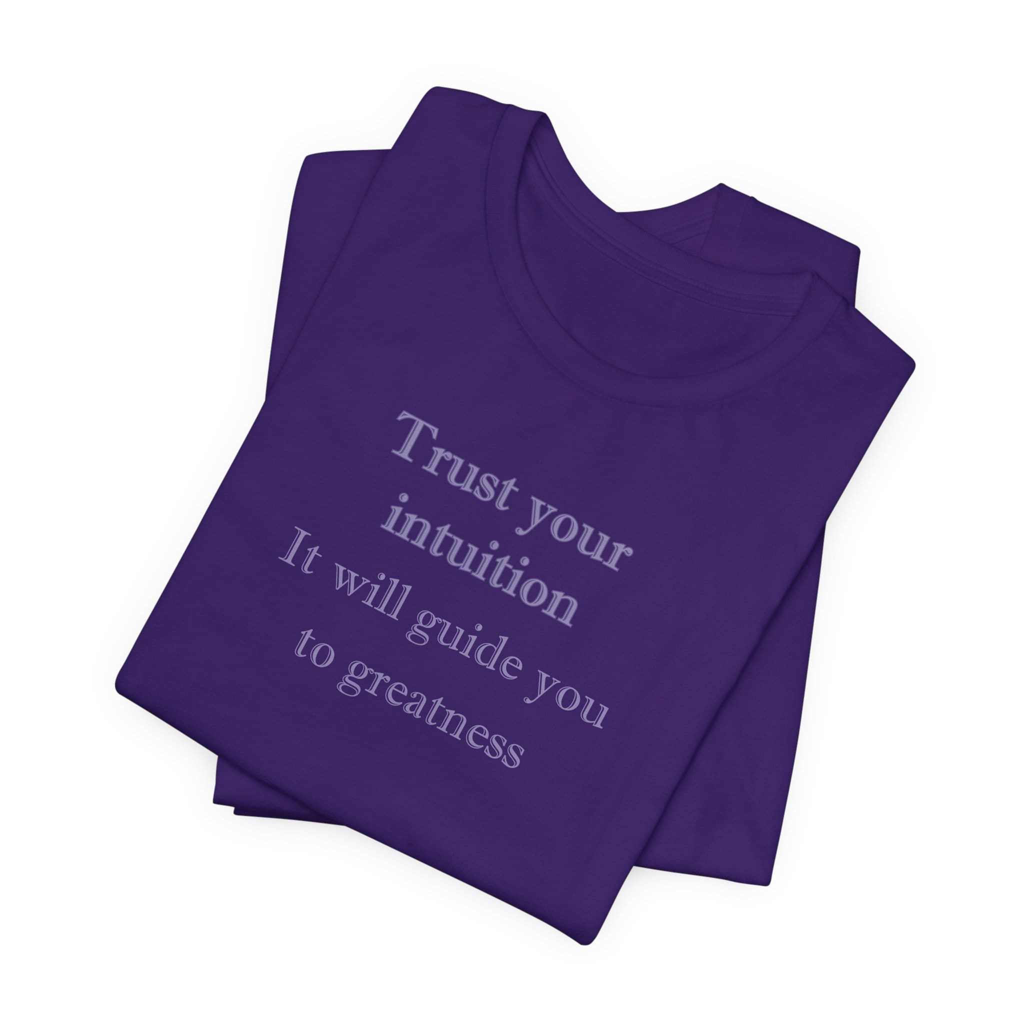 Trust Your Intuition Lightweight T-Shirt - Text Only - Image 20