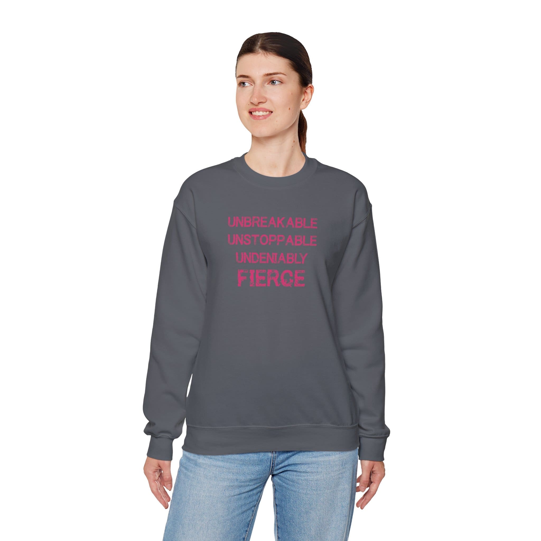 Unbreakable, Unstoppable, Undeniably Fierce Crewneck Sweatshirt - Image 10