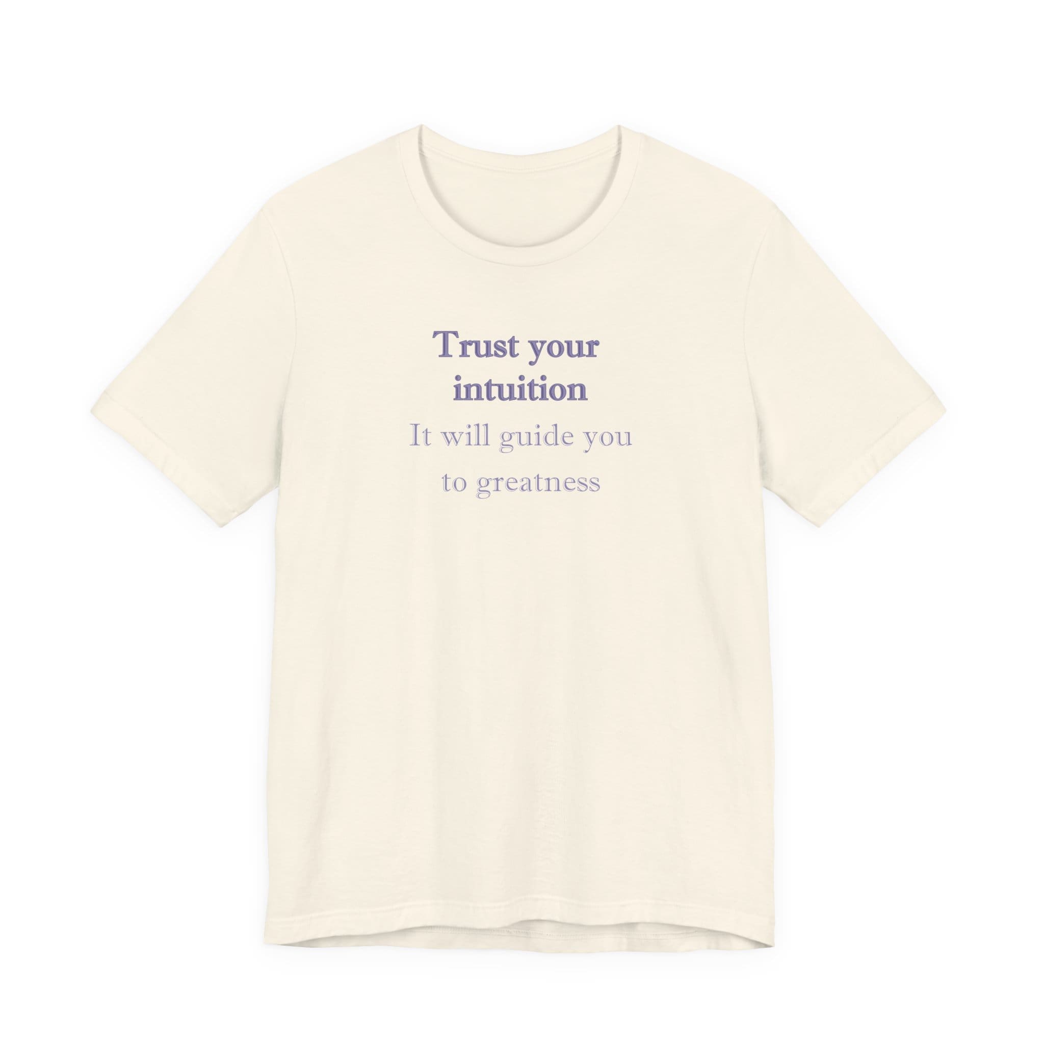 Trust Your Intuition Lightweight T-Shirt - Text Only - Image 3