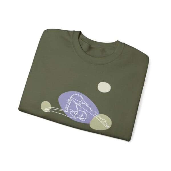 Plow Pose Aesthetic Yoga Crewneck Sweatshirt - Image 20