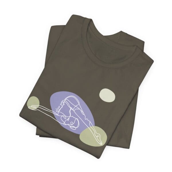 Plow Pose Aesthetic Yoga Lightweight T-Shirt - Light Lines - Image 16