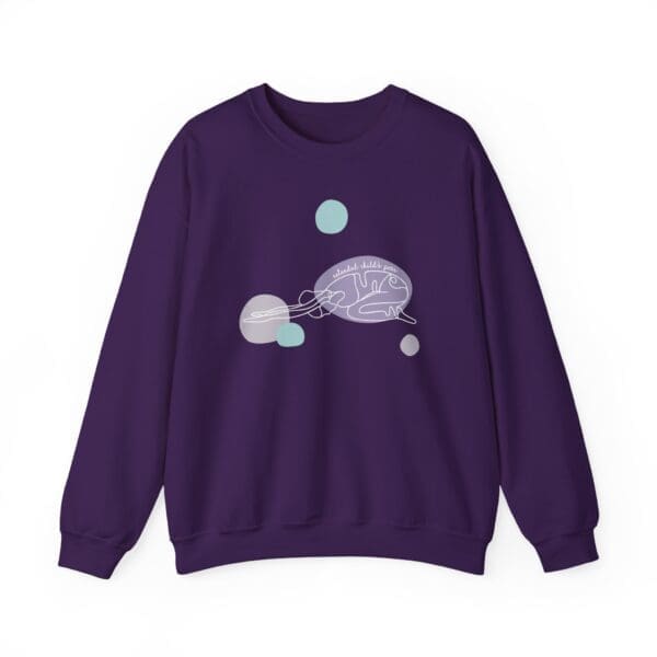 Extended Child's Pose Aesthetic Yoga Crewneck Sweatshirt - Image 20