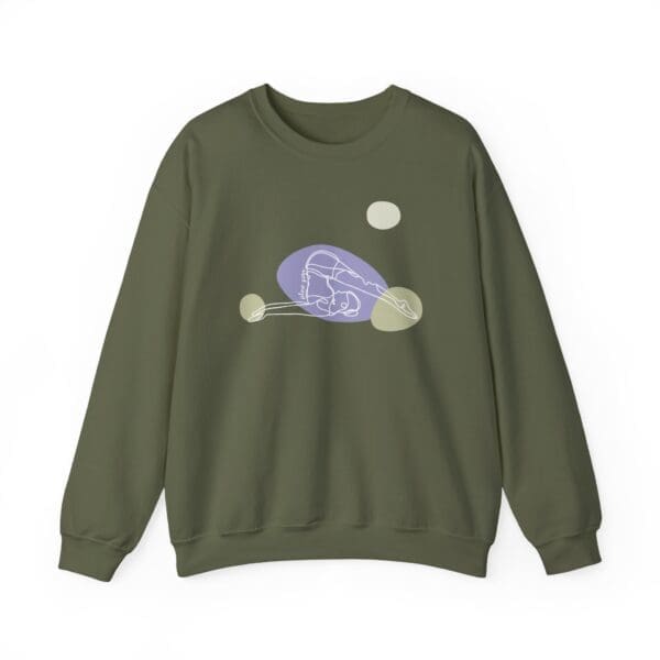 Plow Pose Aesthetic Yoga Crewneck Sweatshirt - Image 19