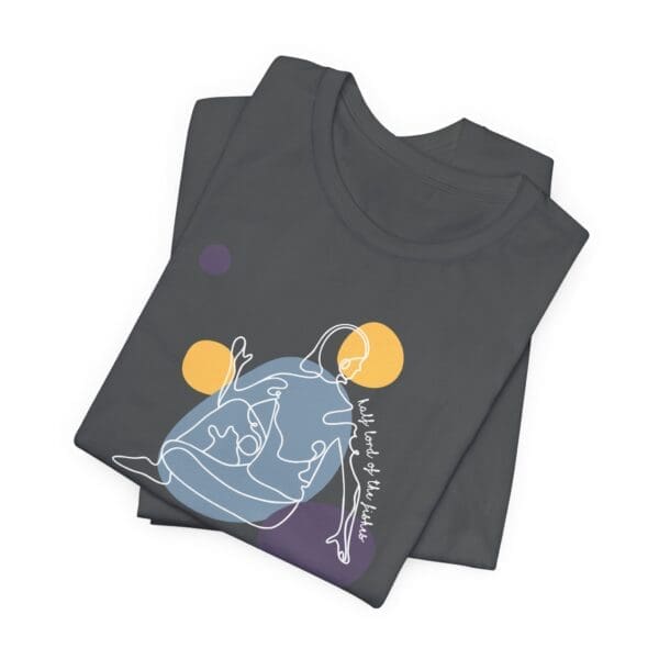 Half Lord of the Fishes Aesthetic Yoga Lightweight T-Shirt, Light - Image 12