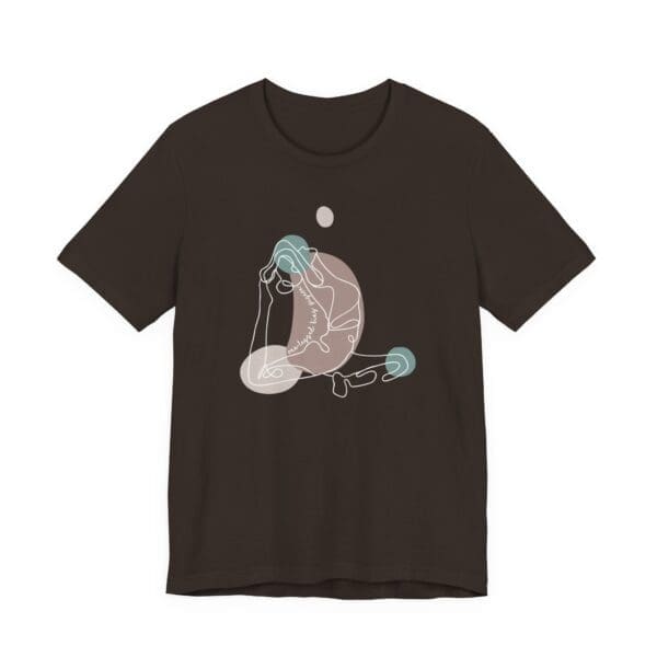 One-Legged King Pigeon Aesthetic Yoga Lightweight Tee-Light Lines - Image 7