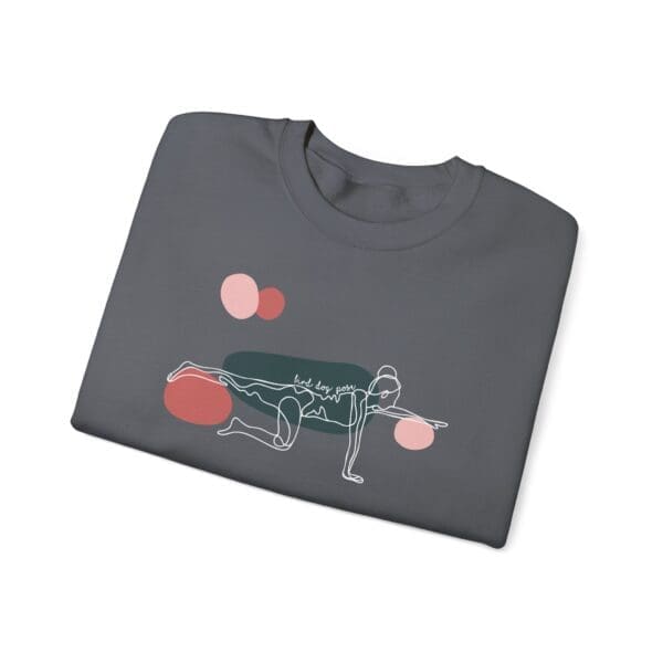 Bird Dog Pose Aesthetic Yoga Crewneck Sweatshirt - Image 21