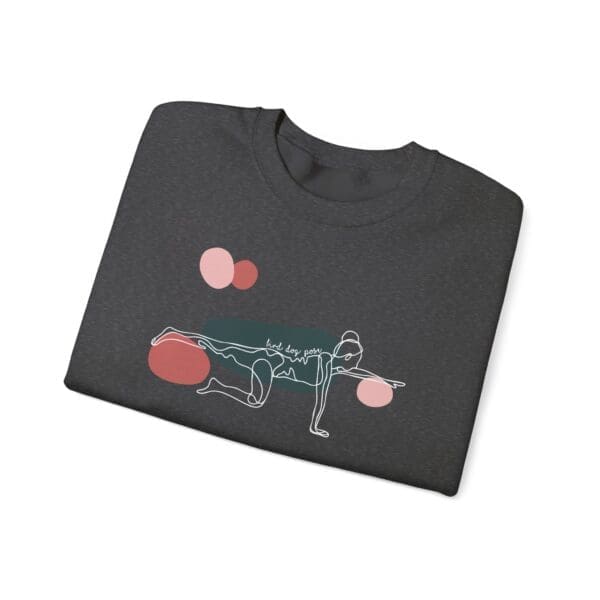 Bird Dog Pose Aesthetic Yoga Crewneck Sweatshirt - Image 17