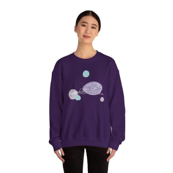 Extended Child's Pose Aesthetic Yoga Crewneck Sweatshirt - Image 23