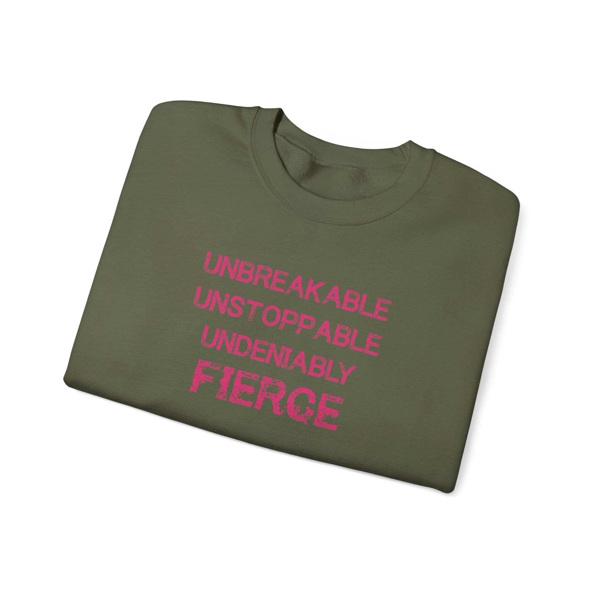 Unbreakable, Unstoppable, Undeniably Fierce Crewneck Sweatshirt - Image 21