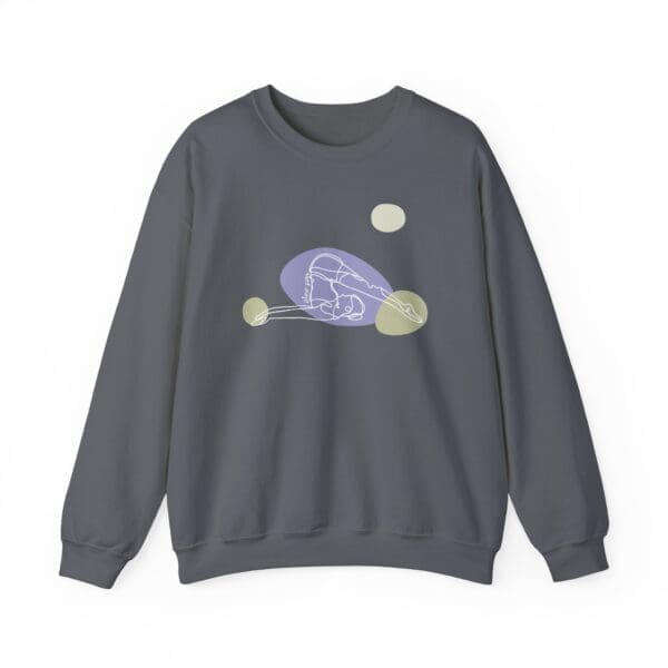 Plow Pose Aesthetic Yoga Crewneck Sweatshirt - Image 15