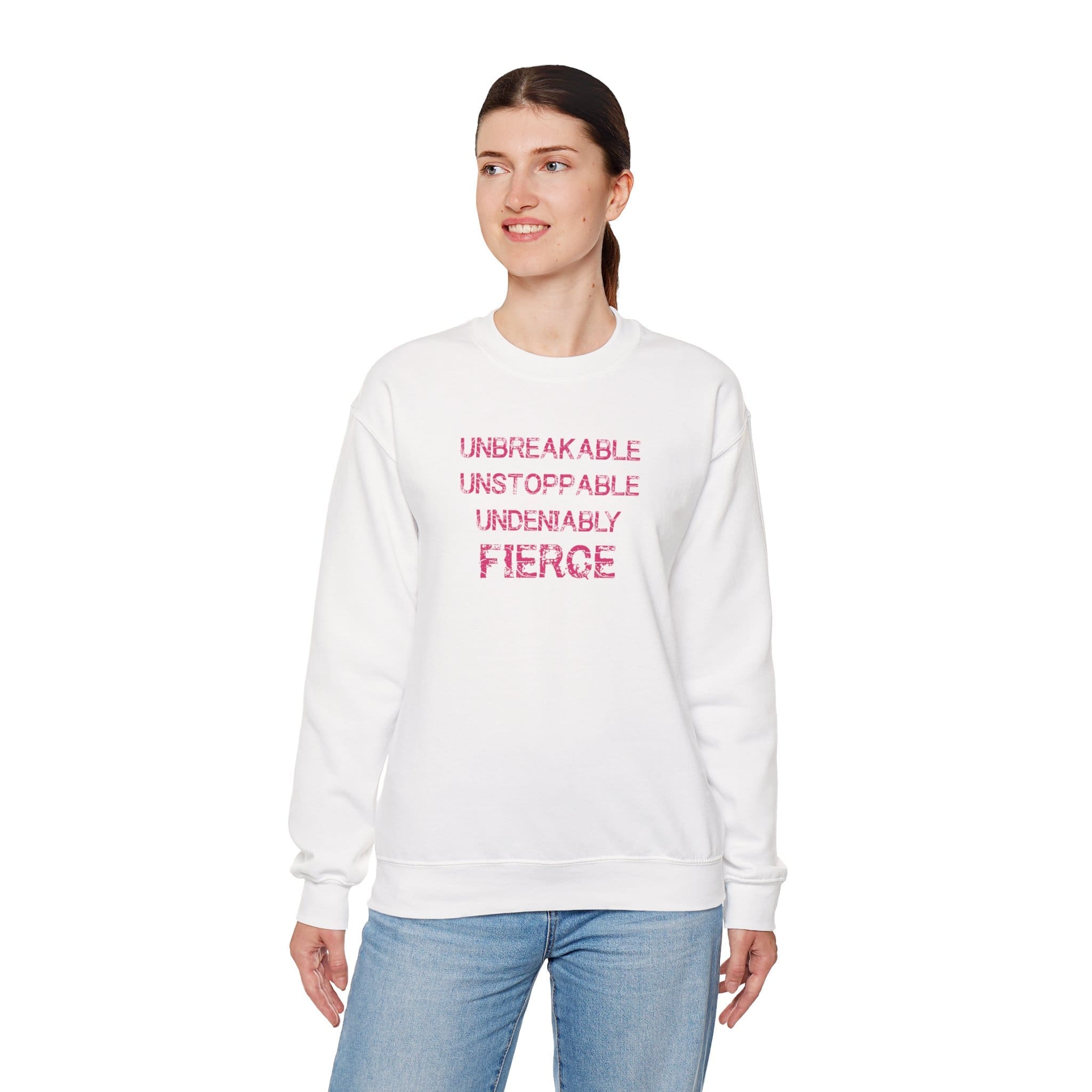 Unbreakable, Unstoppable, Undeniably Fierce Crewneck Sweatshirt - Image 6