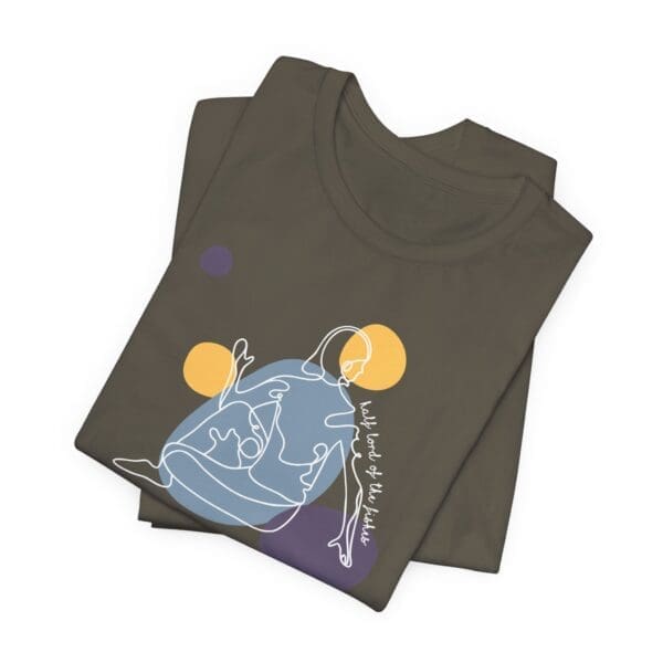 Half Lord of the Fishes Aesthetic Yoga Lightweight T-Shirt, Light - Image 4